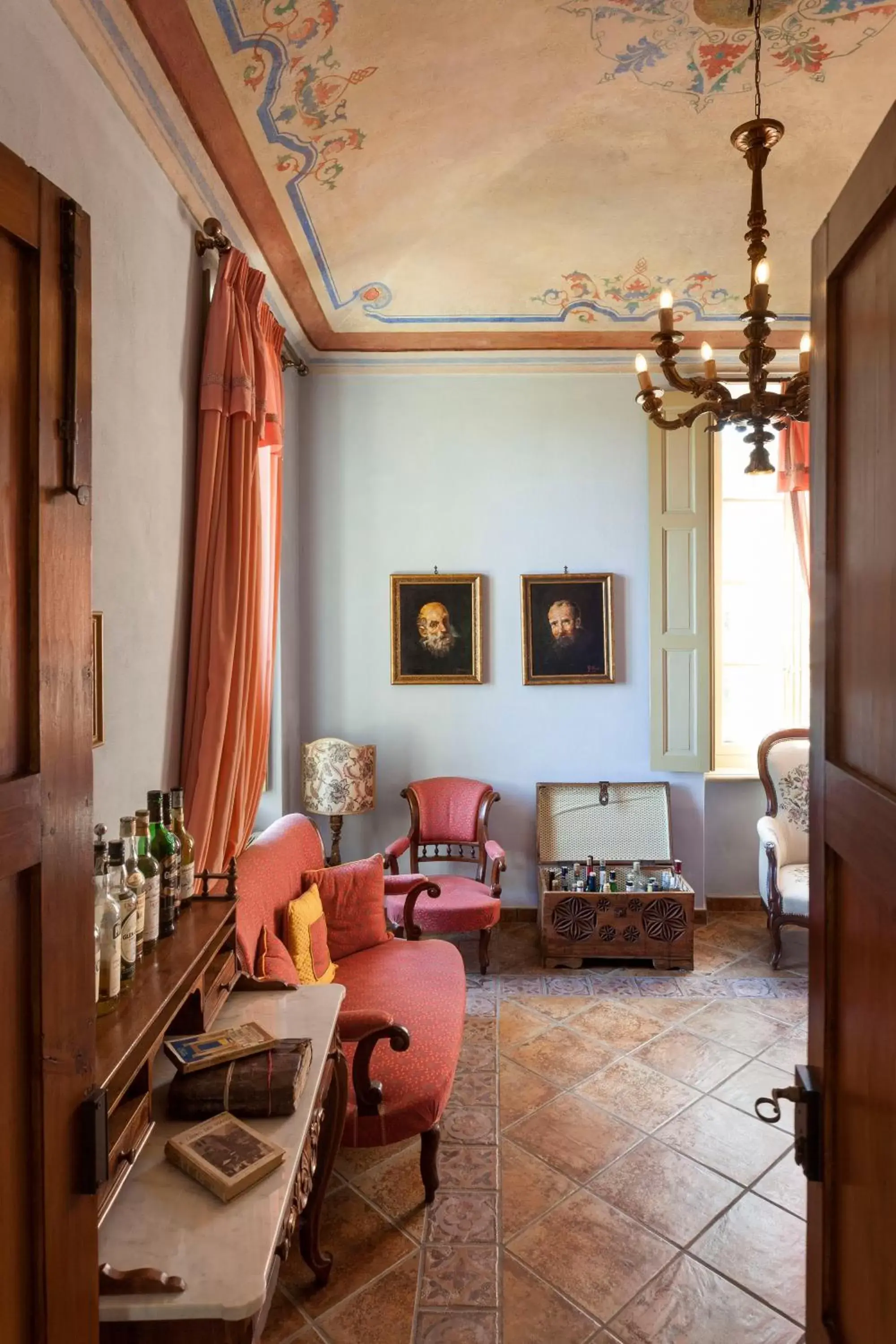 Communal lounge/ TV room, Seating Area in Borgo Ramezzana Country House