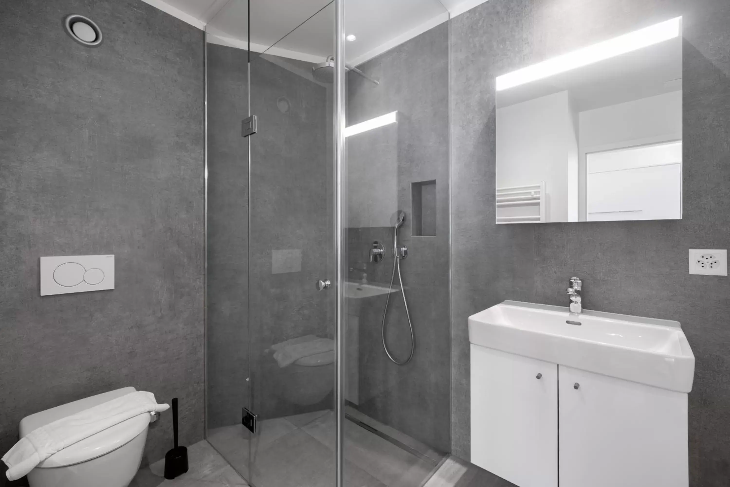 Shower, Bathroom in The Studios Montreux - Swiss Hotel Apartments