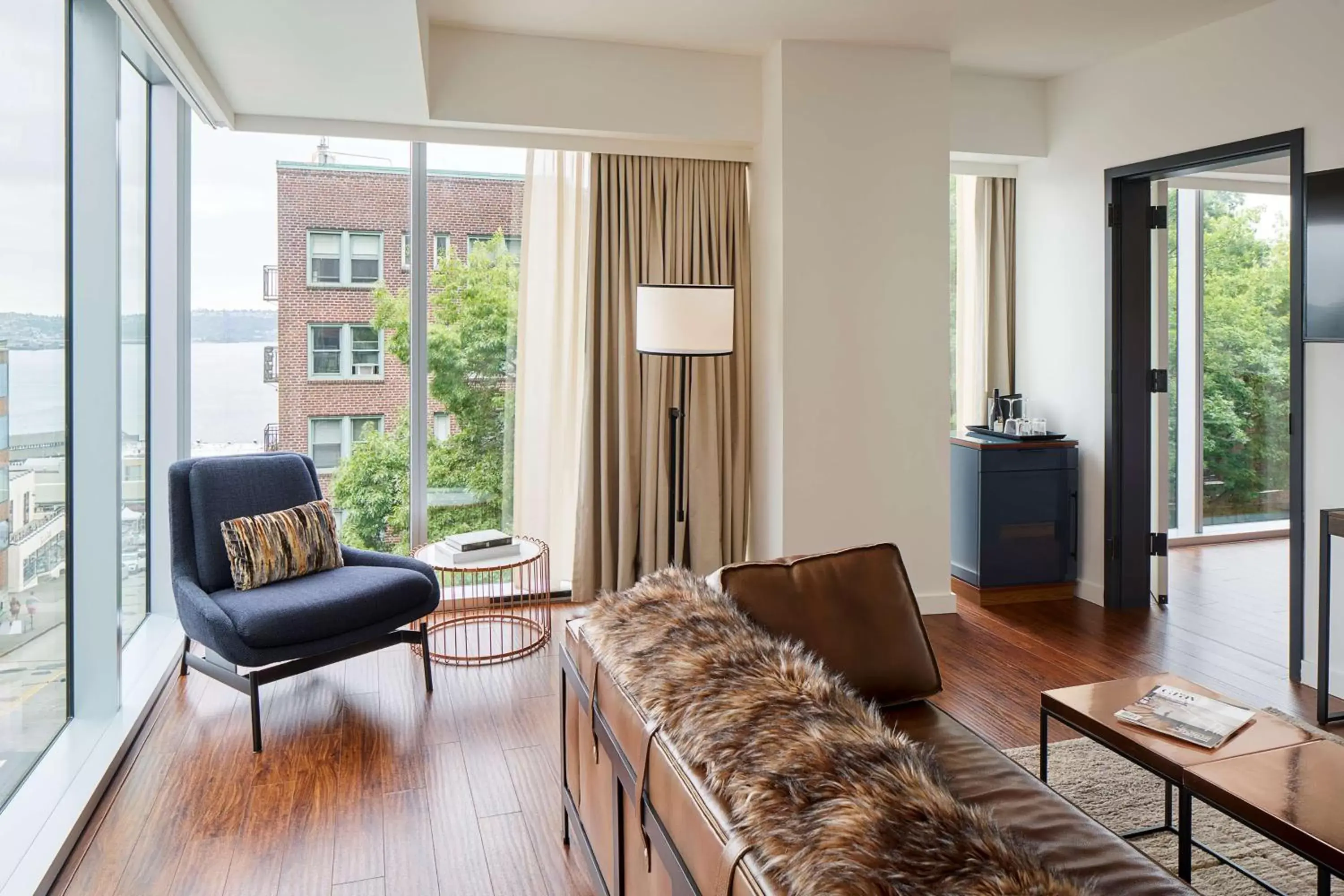 Photo of the whole room in Thompson Seattle, by Hyatt Photo of the whole room in Thompson Seattle, by Hyatt