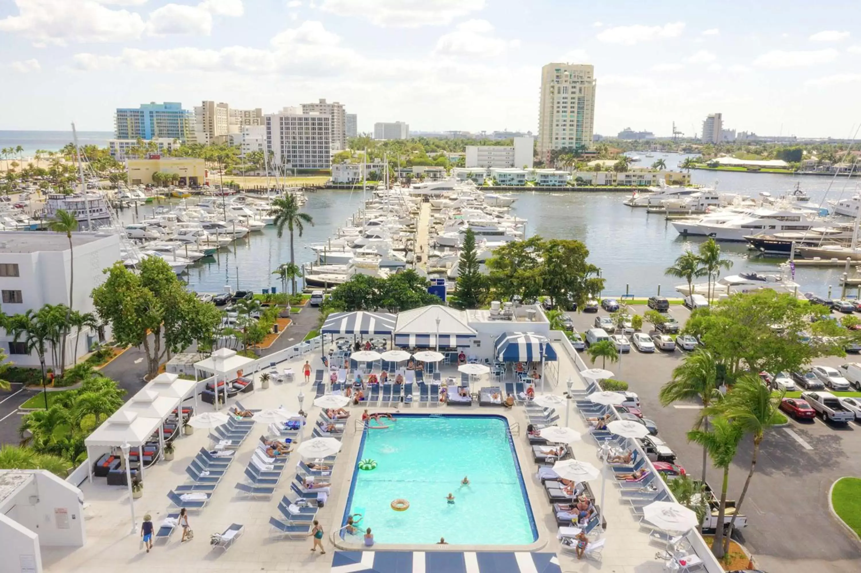 Swimming pool, Pool View in Bahia Mar Fort Lauderdale Beach - DoubleTree by Hilton