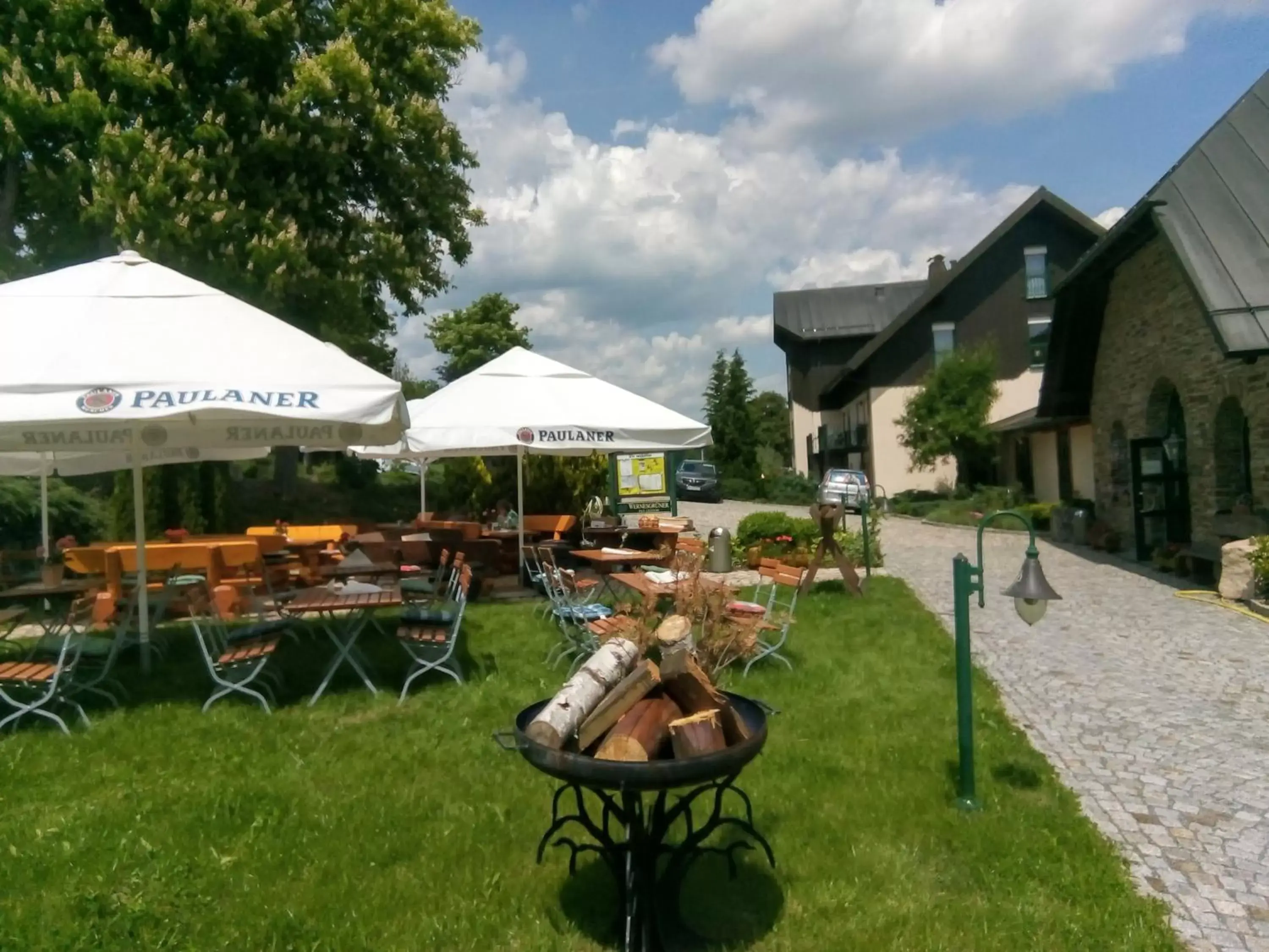 Property building, Garden in Landhotel Rittersgrün