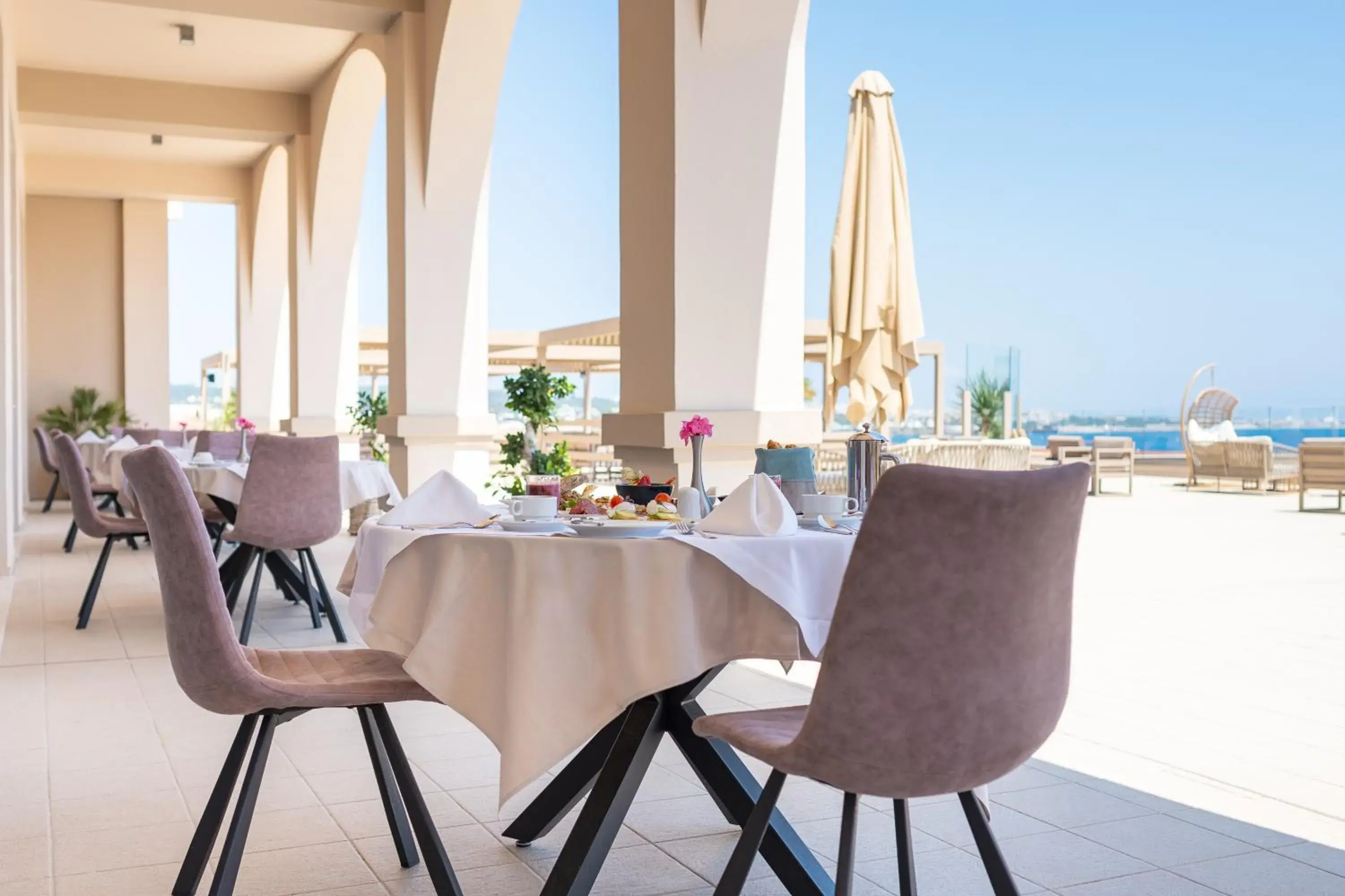 Balcony/Terrace, Restaurant/Places to Eat in KRESTEN ROYAL Euphoria Resort