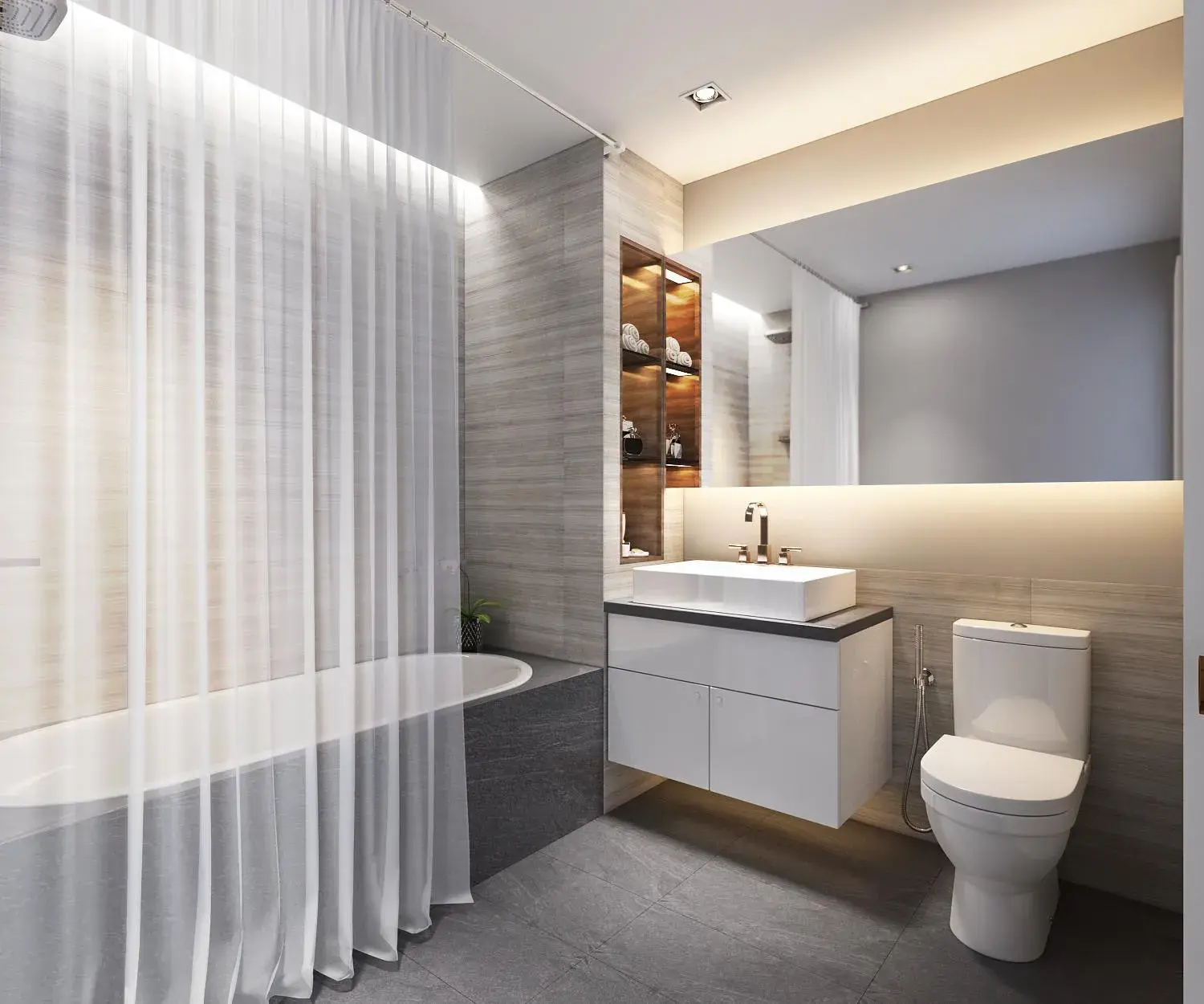 Bathroom in Ha Noi Hotel near Tan Son Nhat International Airport