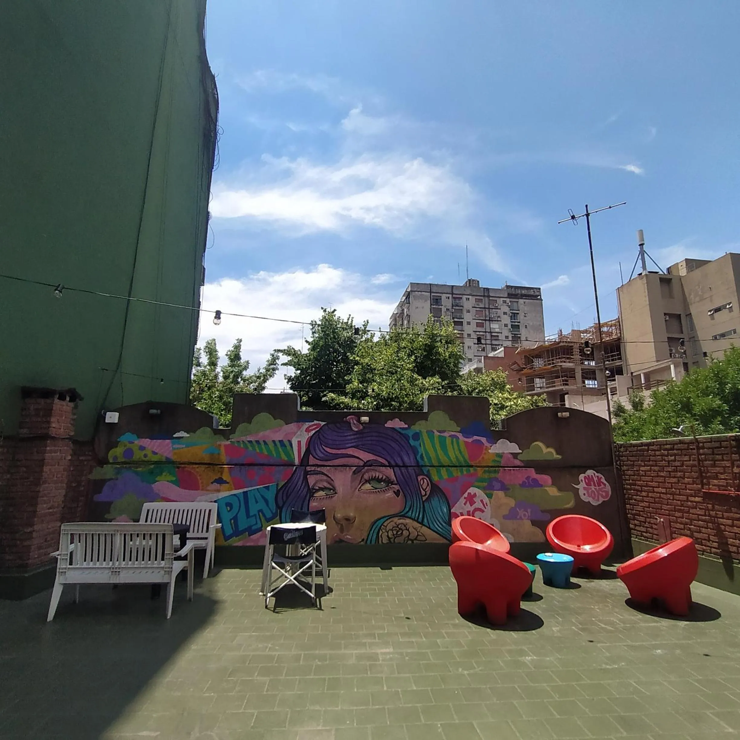 Balcony/Terrace in Play Hostel Arcos