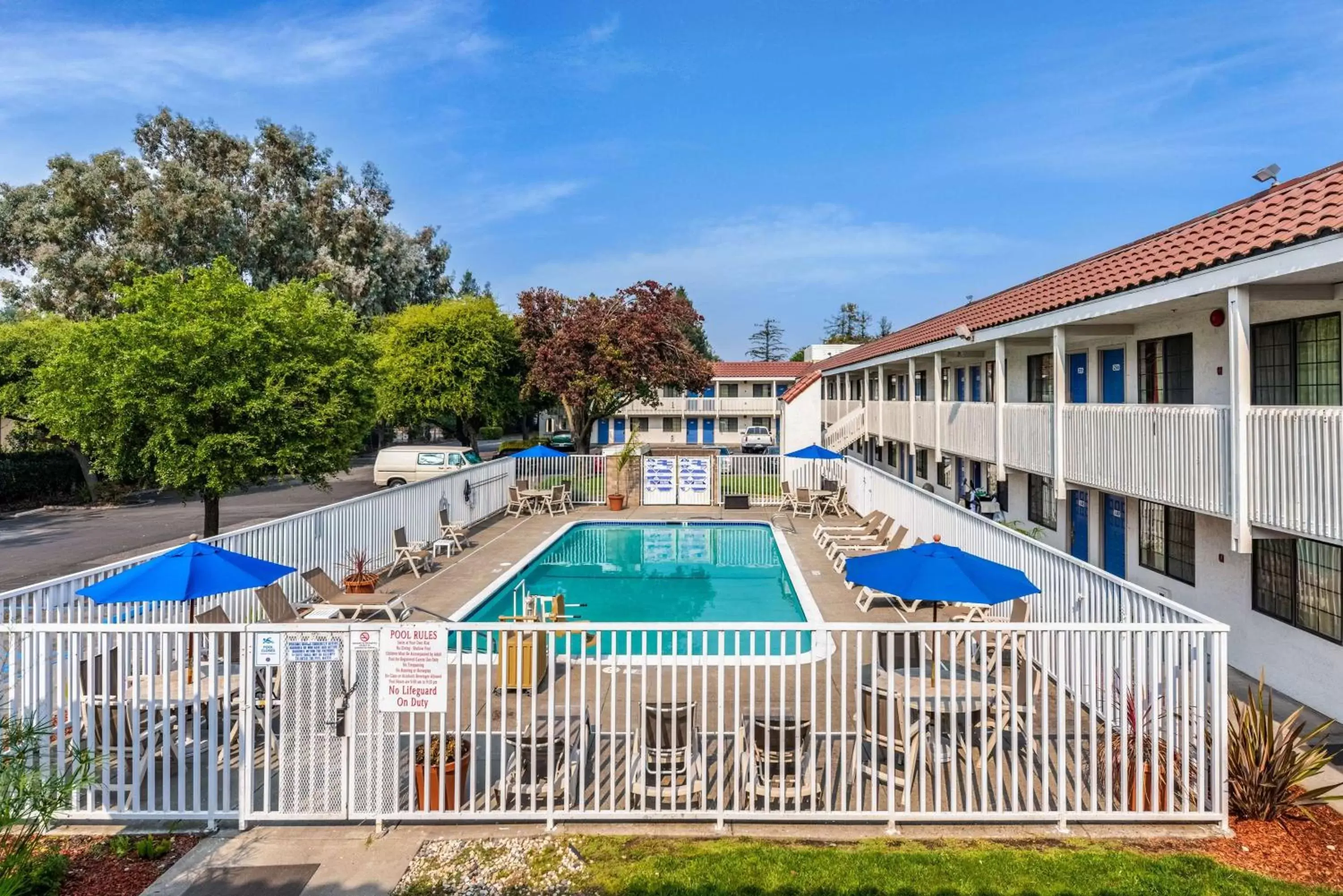 Other, Pool View in Motel 6-Petaluma, CA
