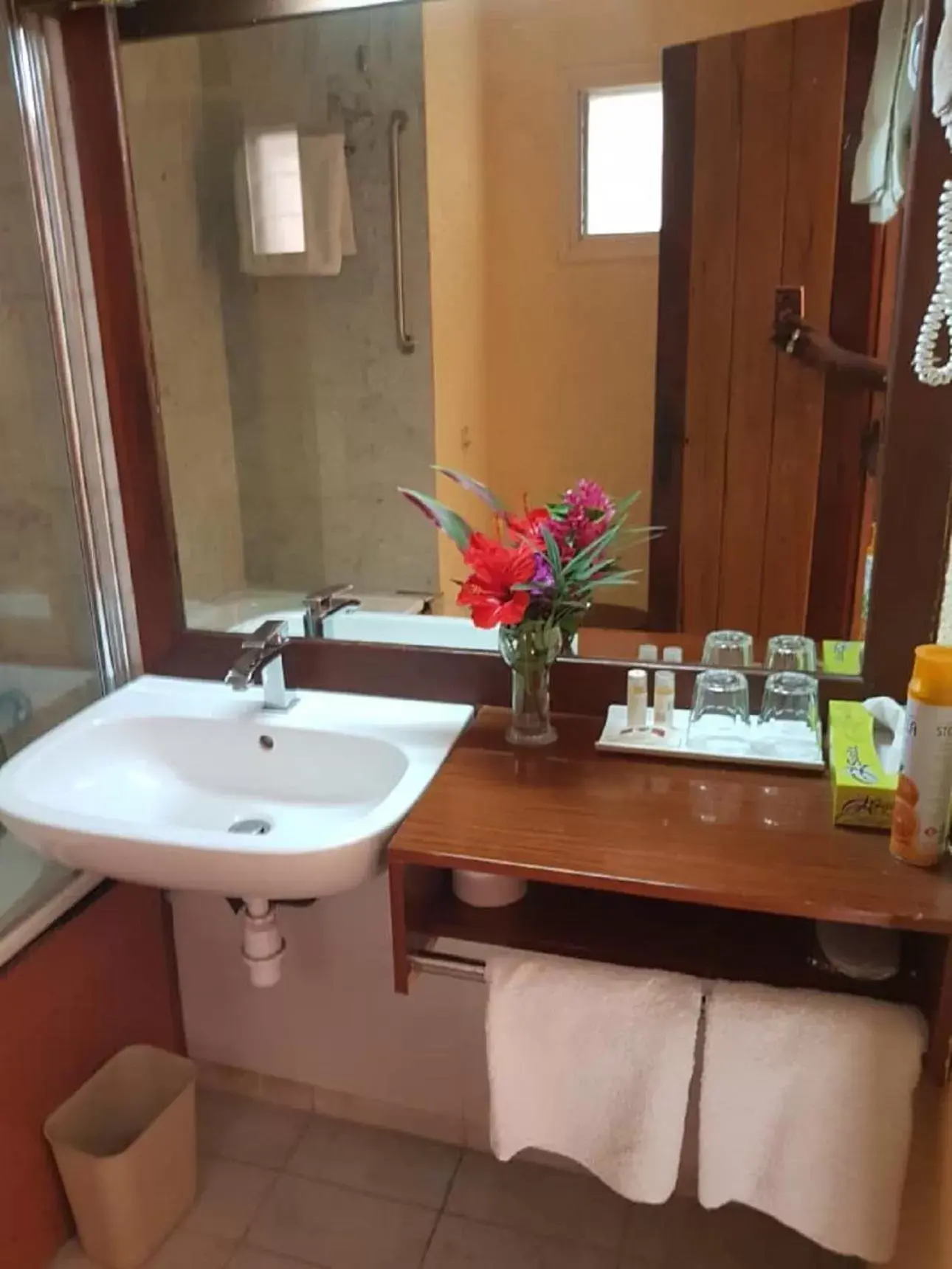 Shower, Bathroom in Hotel Jardin Savana Dakar