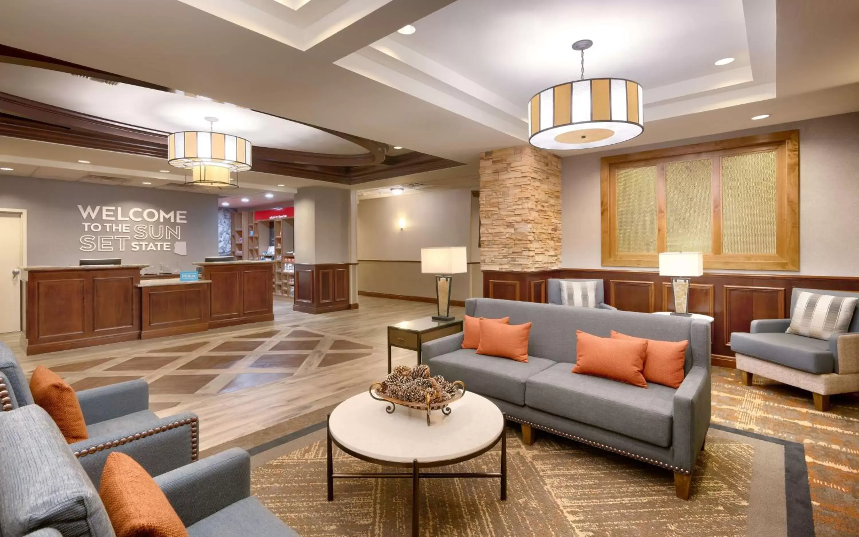 Lobby or reception, Seating Area in Hampton Inn & Suites Show Low-Pinetop