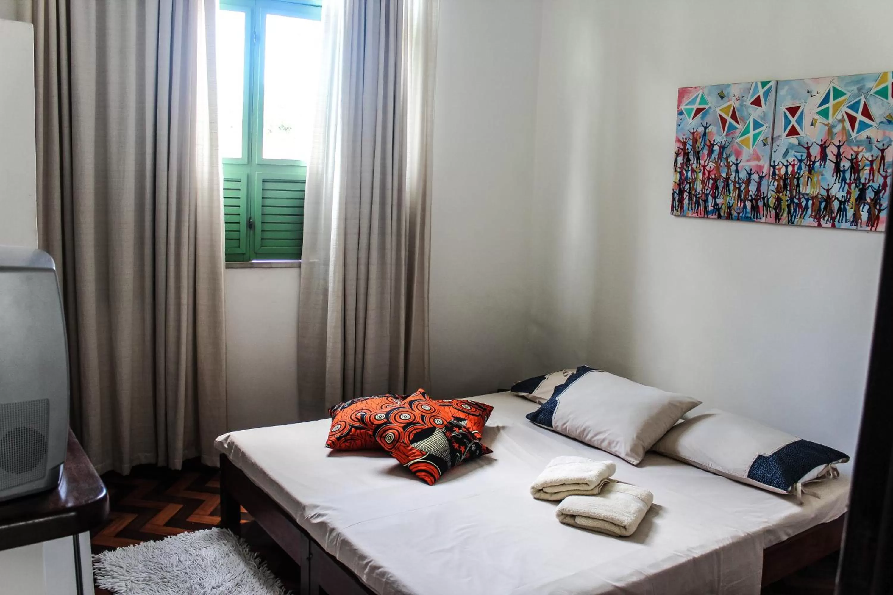 Bed in Pousada Baluarte