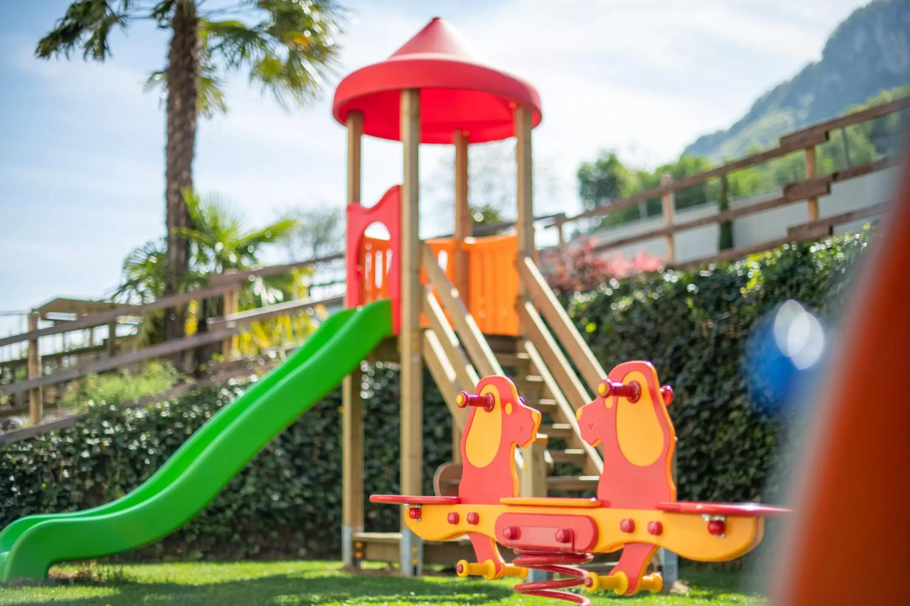 Children play ground, Children's Play Area in Residence Garni Hotel Vineus