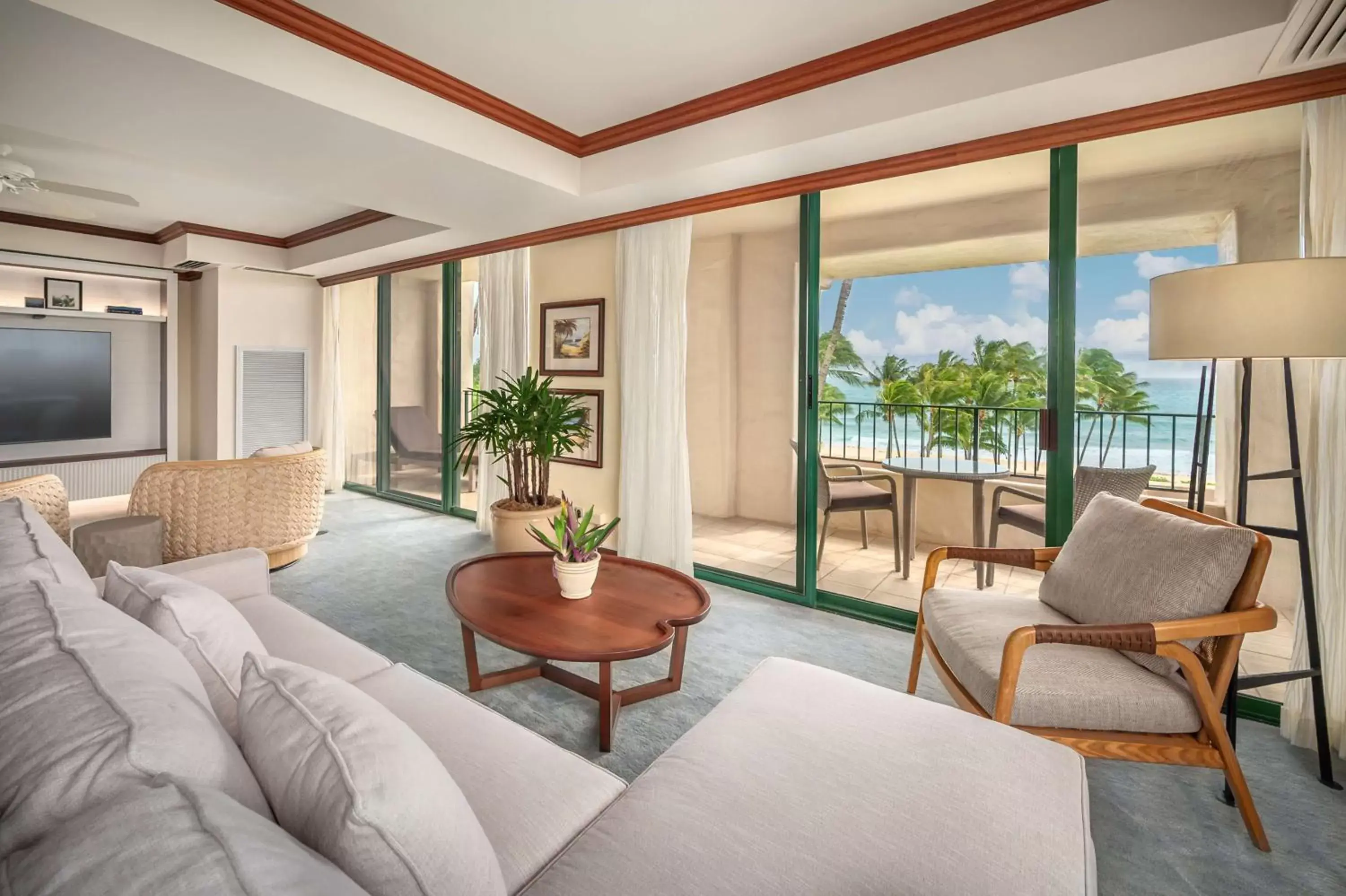 View (from property/room), Seating Area in Grand Hyatt Kauai Resort & Spa