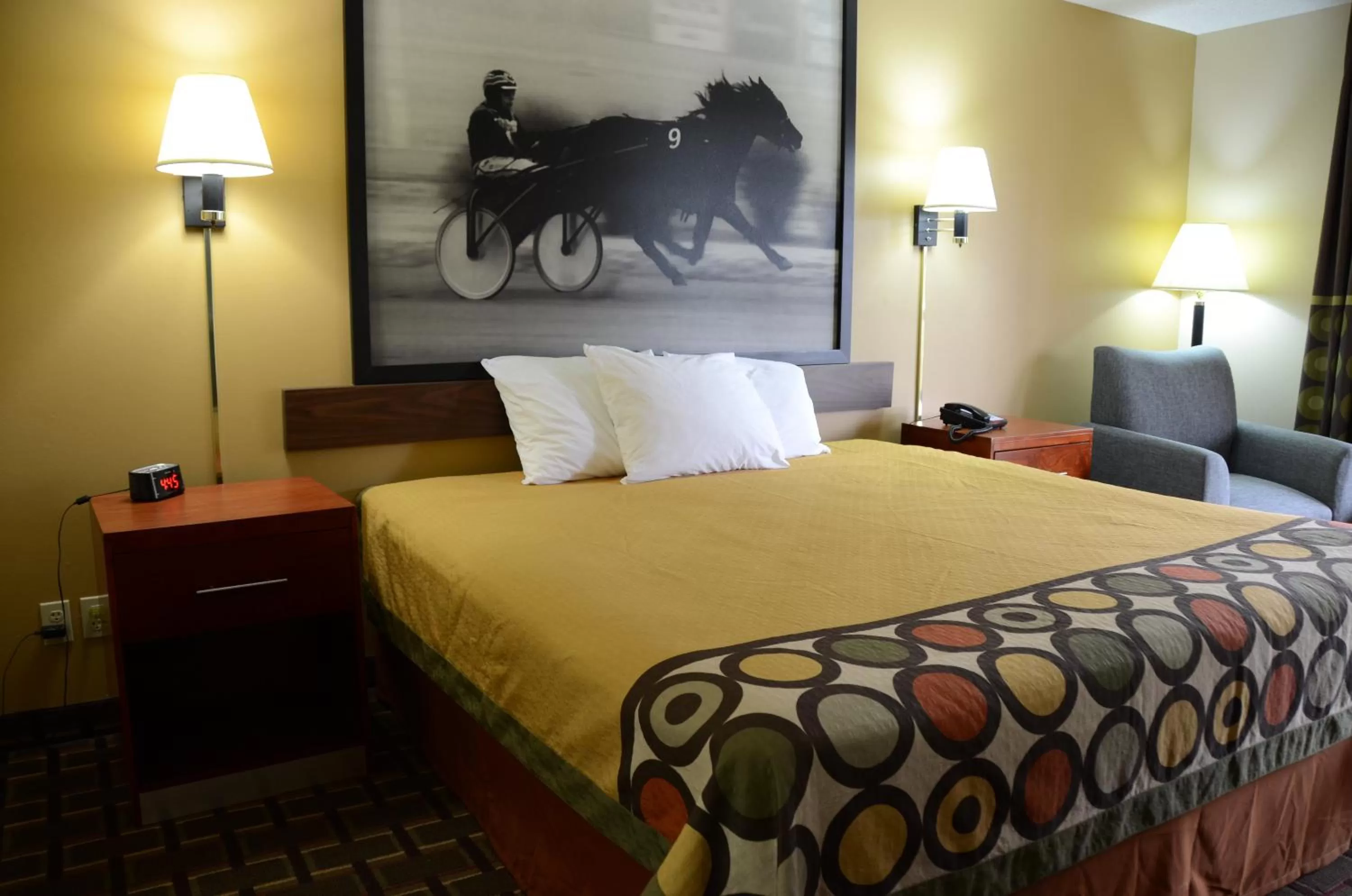 Bed in Super 8 by Wyndham Franklin Hwy 31