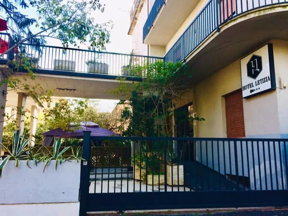 Patio, Property Building in Hotel Letizia