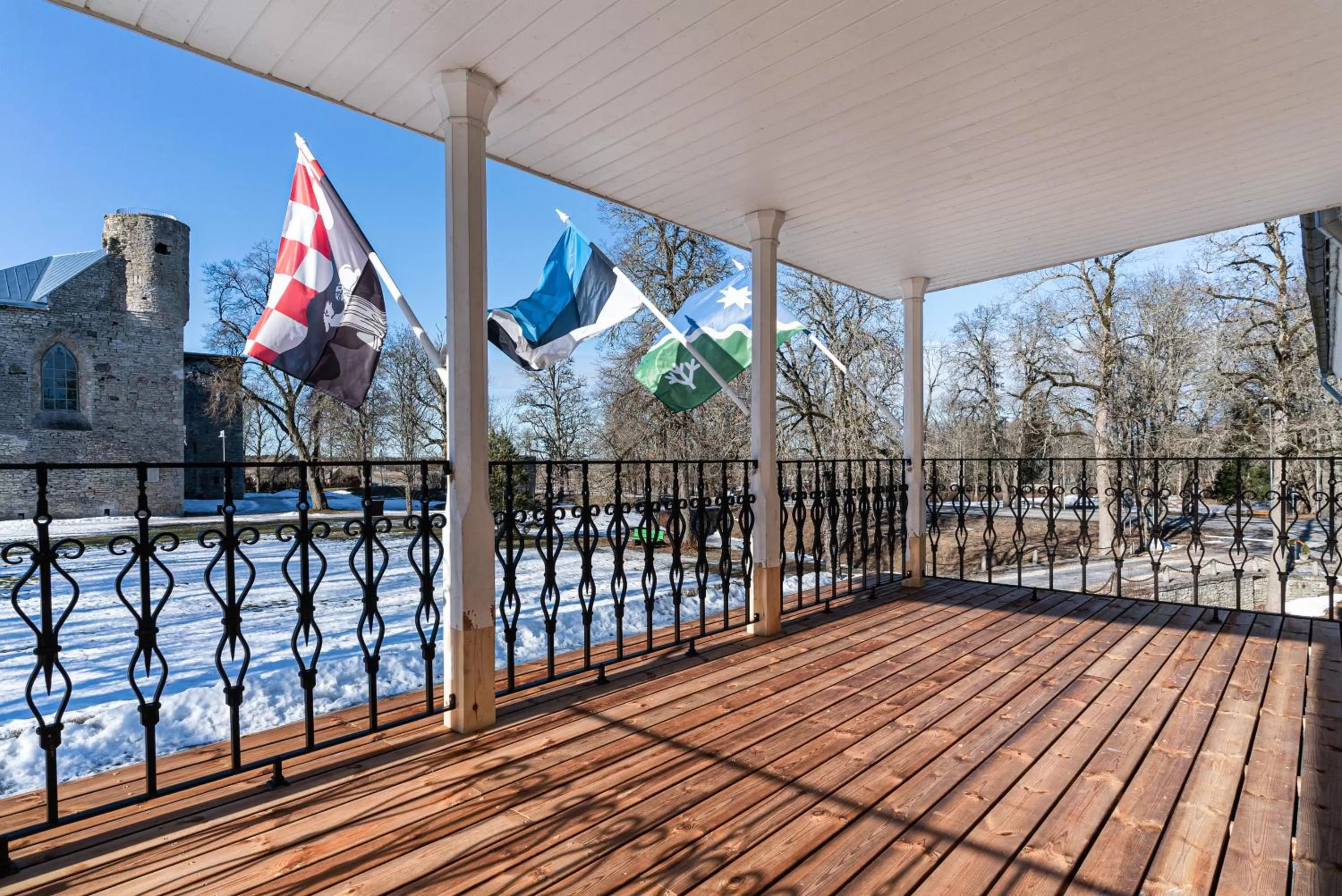 Balcony/Terrace in Padise Manor
