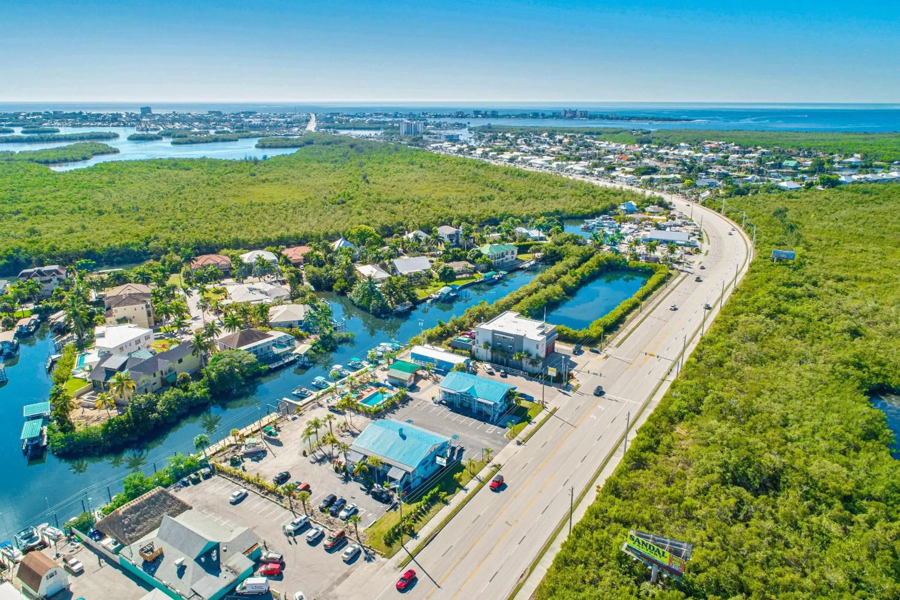 Property building, Bird's-eye View in Latitude 26 Waterfront Resort and Marina