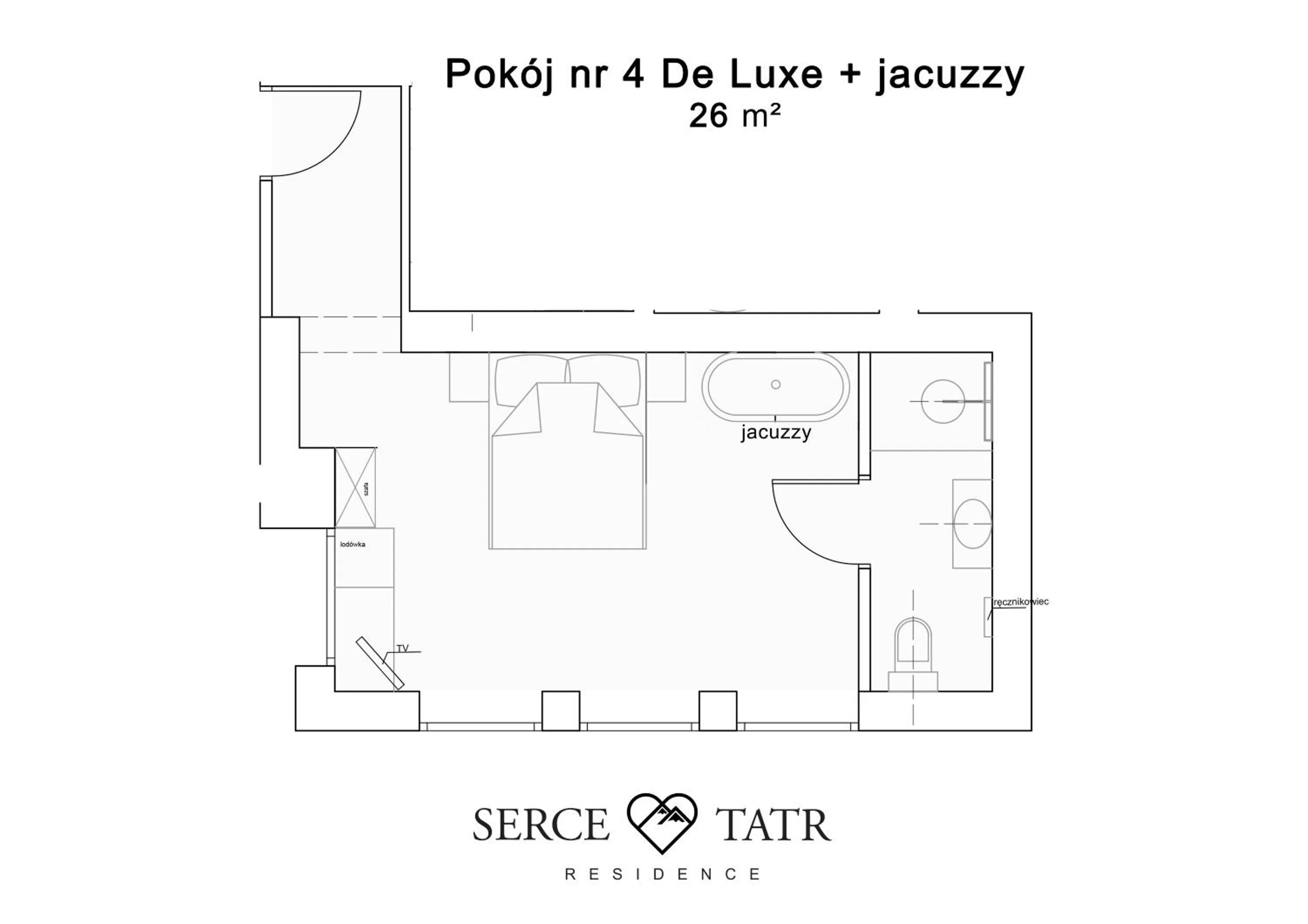 Floor Plan in Serce Tatr Residence Zakopane - blisko Krupówek