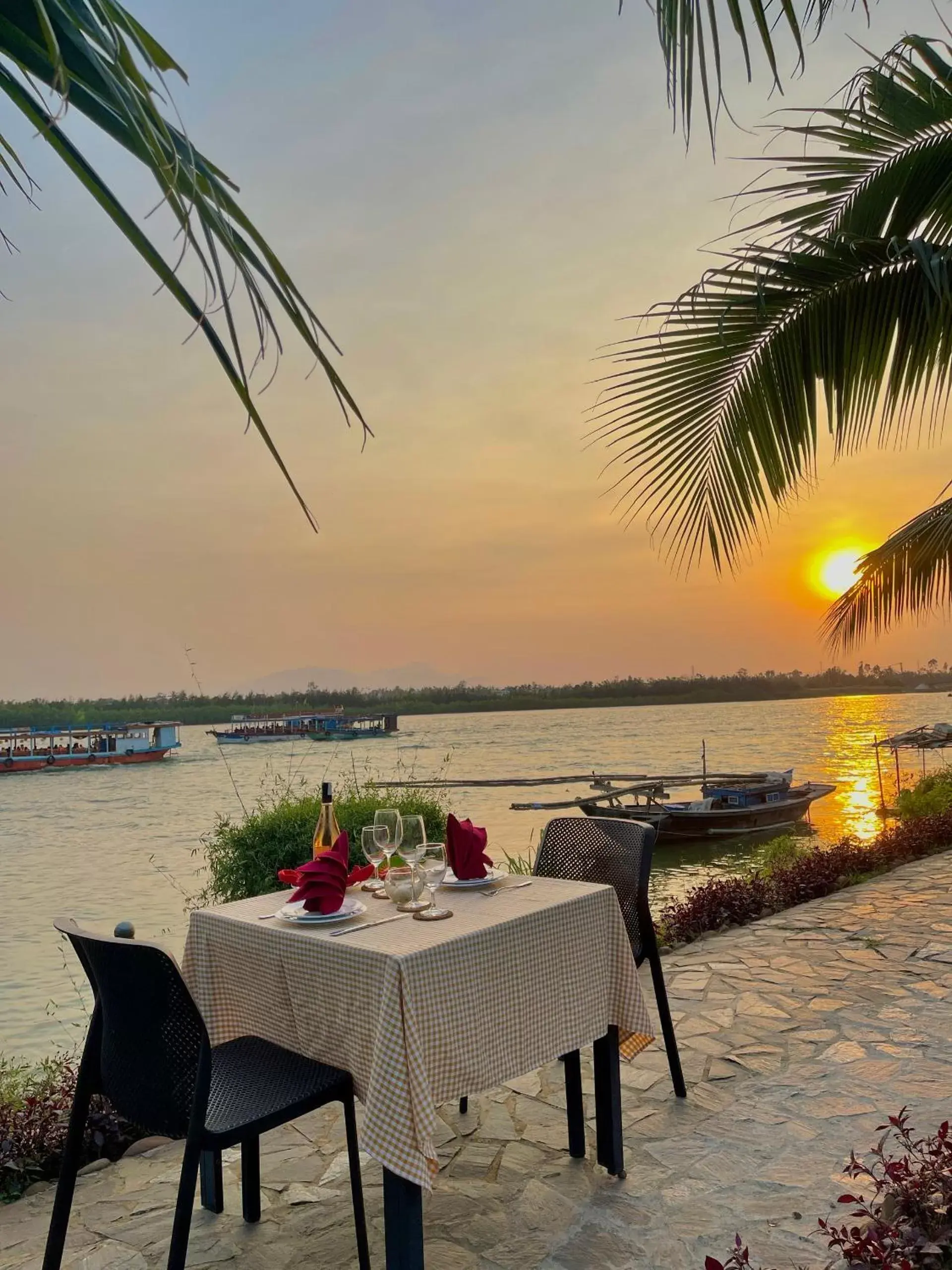 Dining area in Bel Marina Hoi An Resort