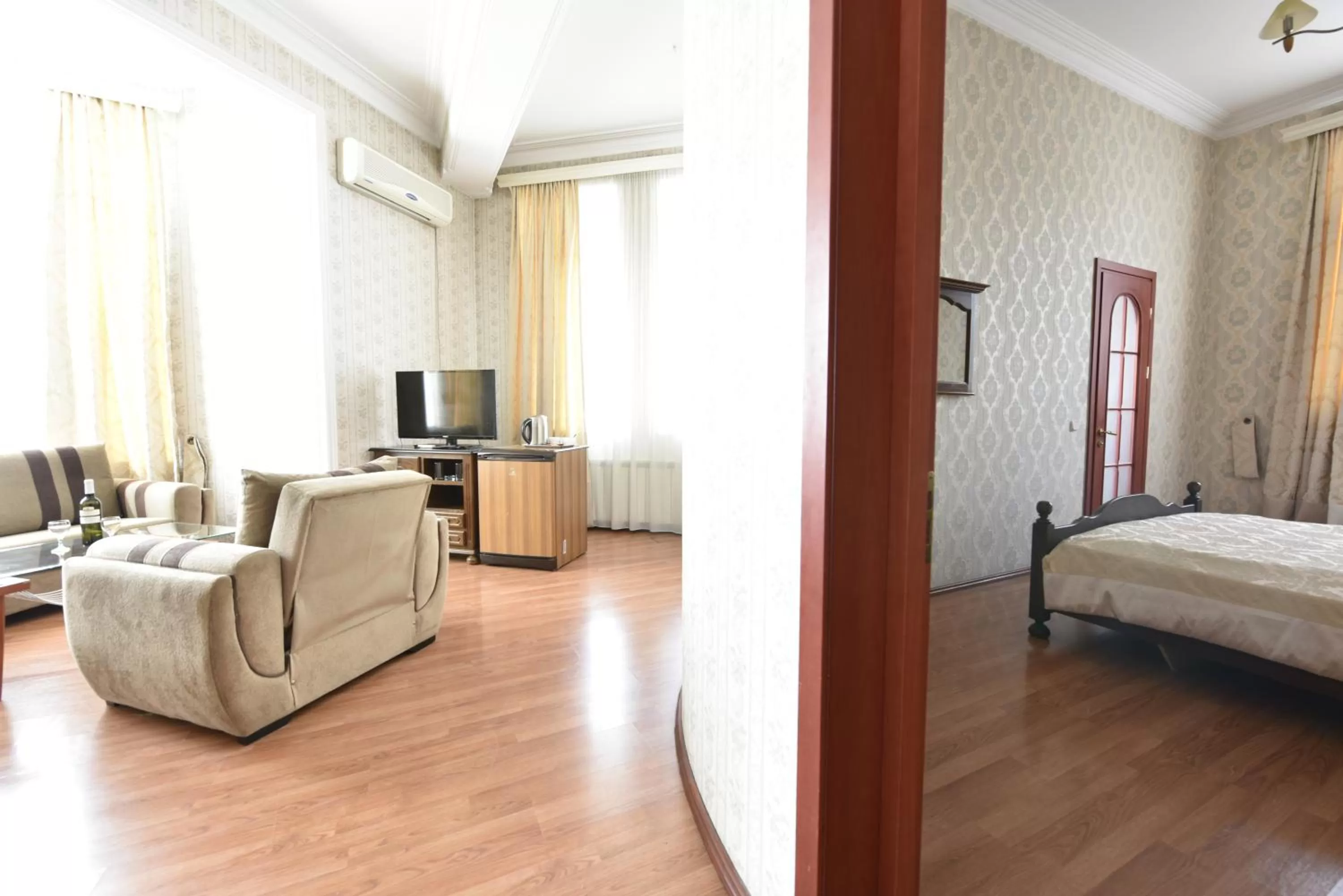 Photo of the whole room, Bed in Irmeni Hotel