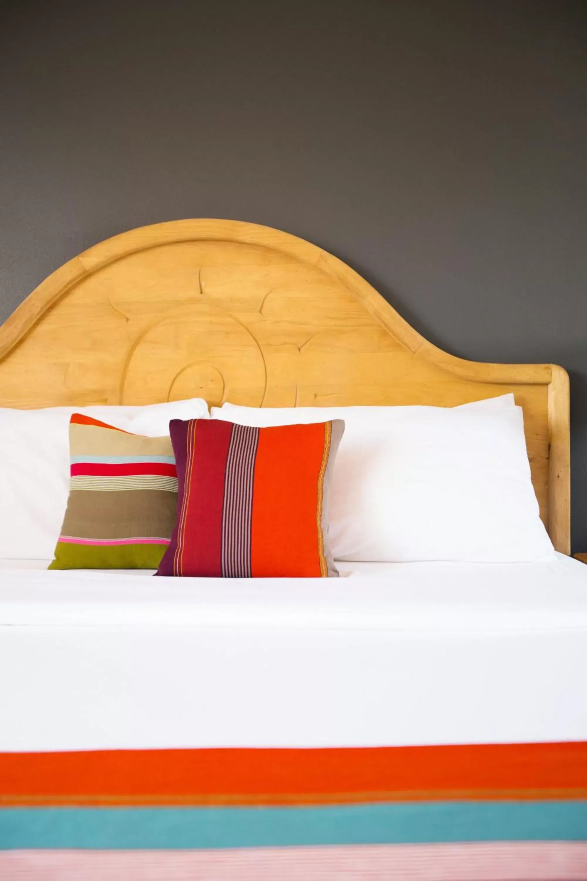 Decorative detail, Bed in Santiago Resort - Palm Springs Premier Gay Men’s Resort