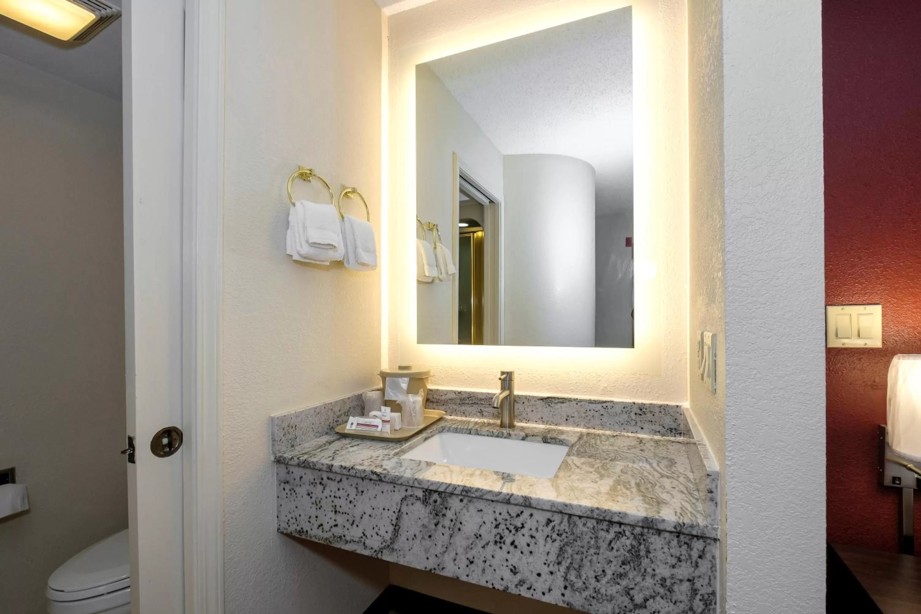 Bathroom in Red Roof Inn Pensacola Fairgrounds