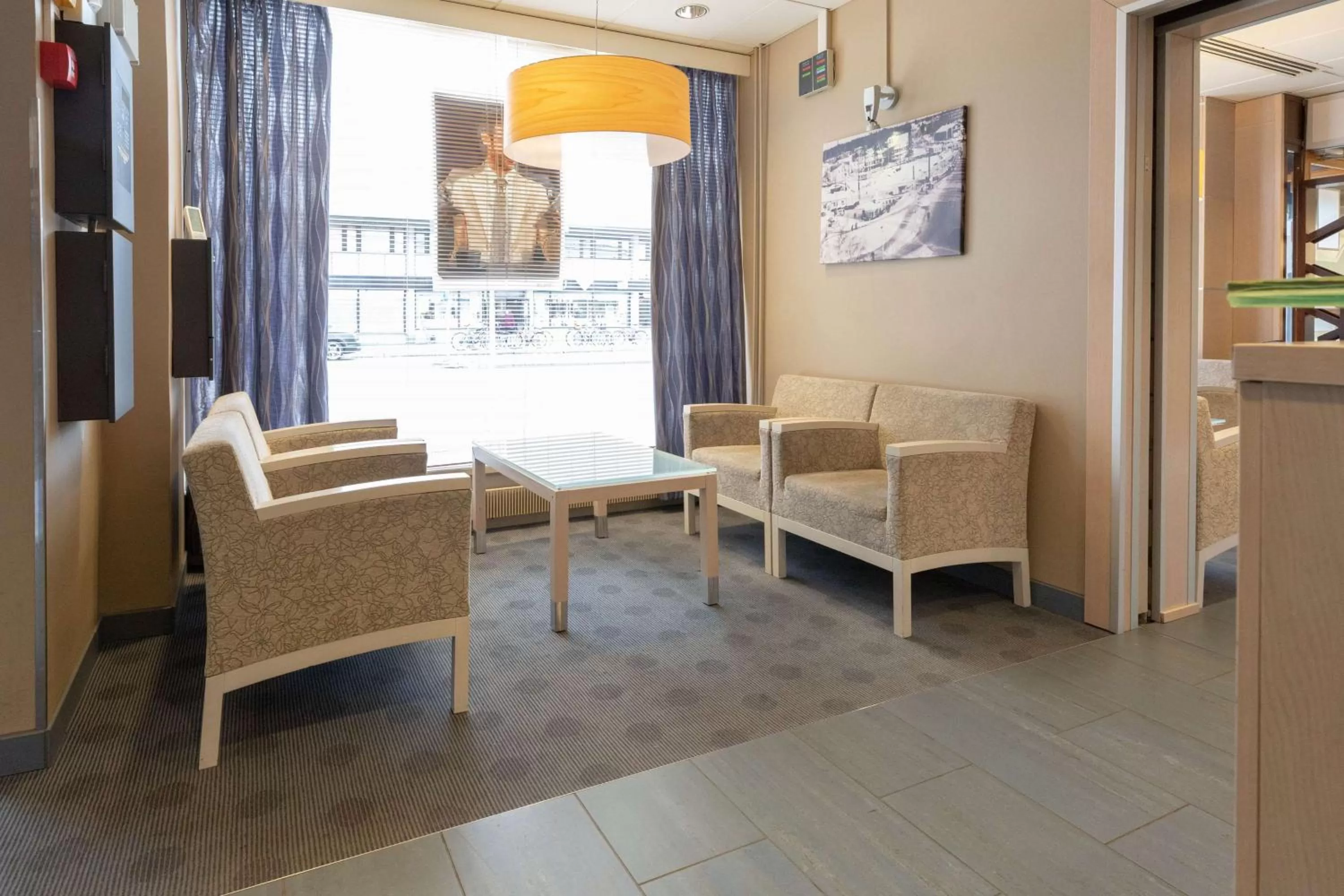Lobby or reception in Scandic Hyvinkää