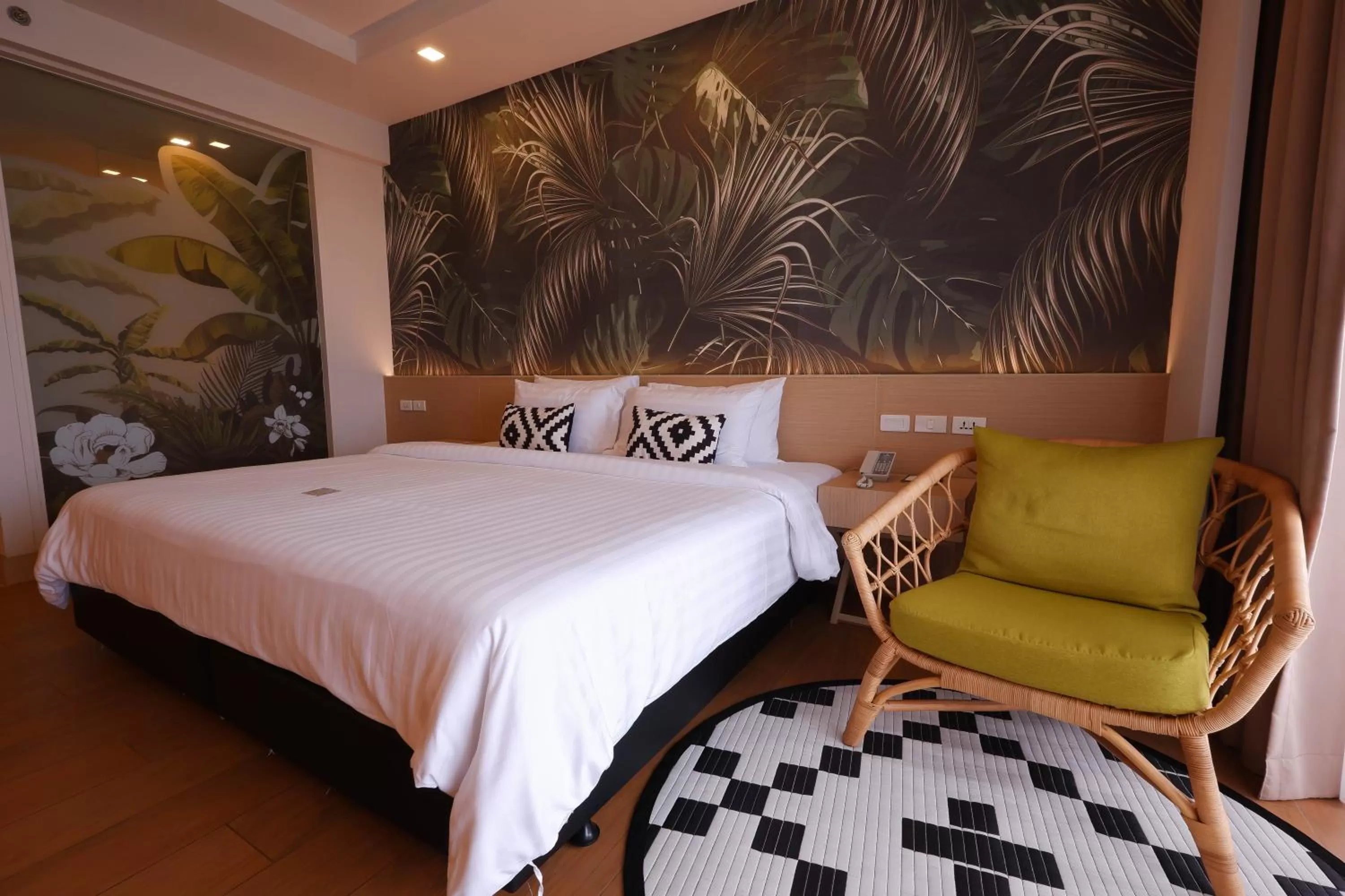 Bed in Panan Krabi Resort