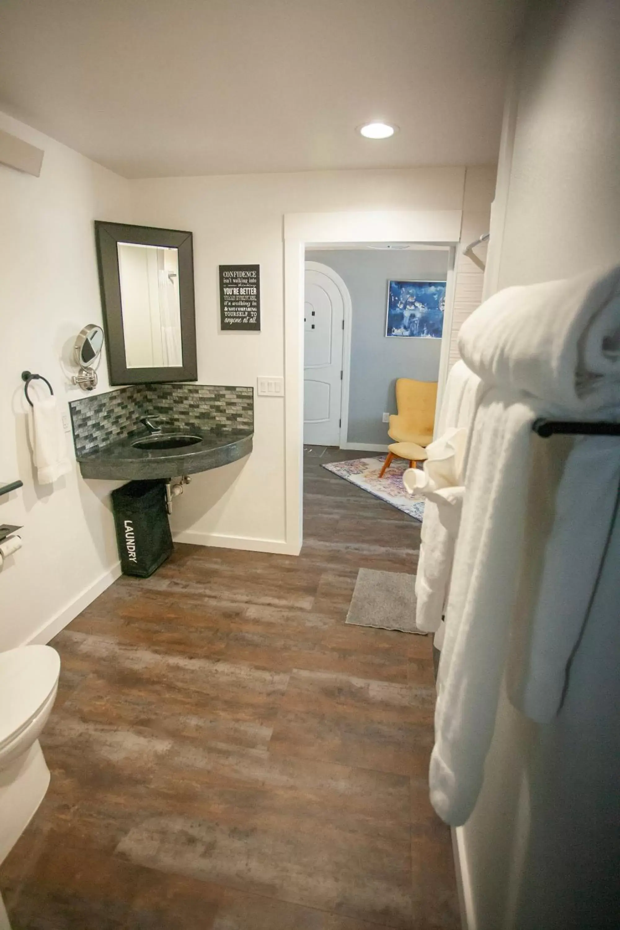 Bathroom in EO Bungalows, Black Hills