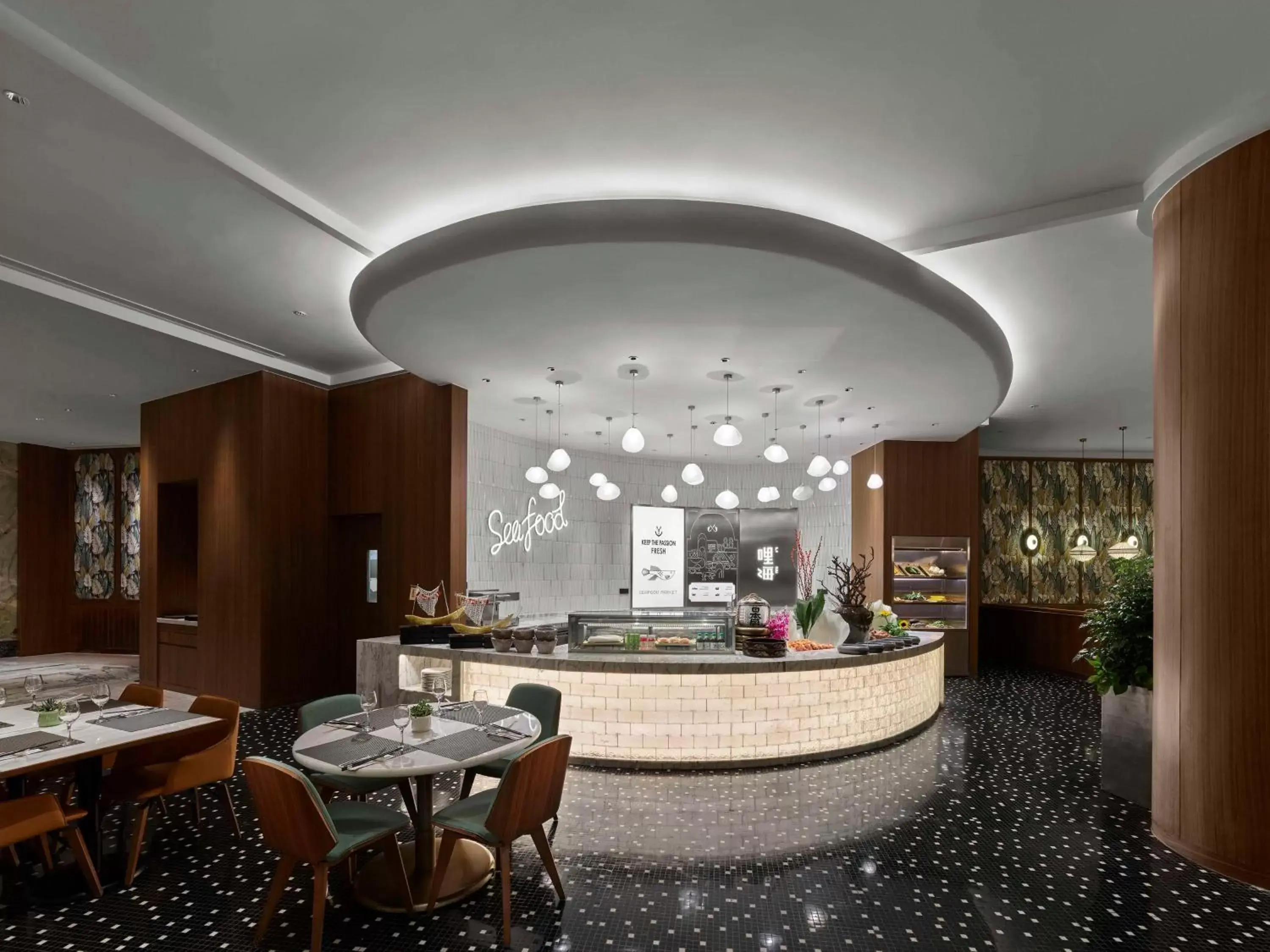 Restaurant/places to eat in Hilton Shanghai Hongqiao Restaurant/places to eat in Hilton Shanghai Hongqiao