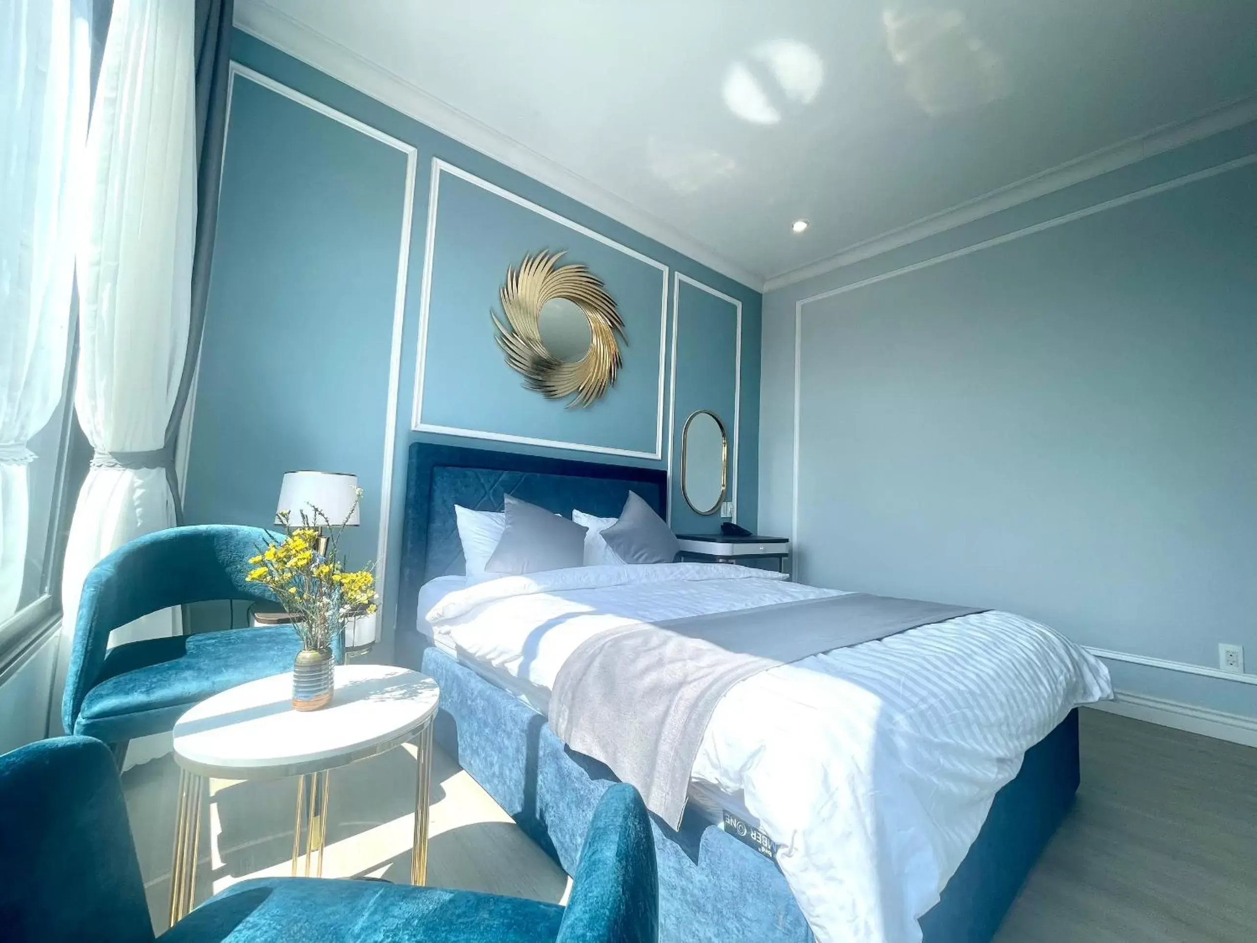 Bed in An Nhi Hotel Bed in An Nhi Hotel