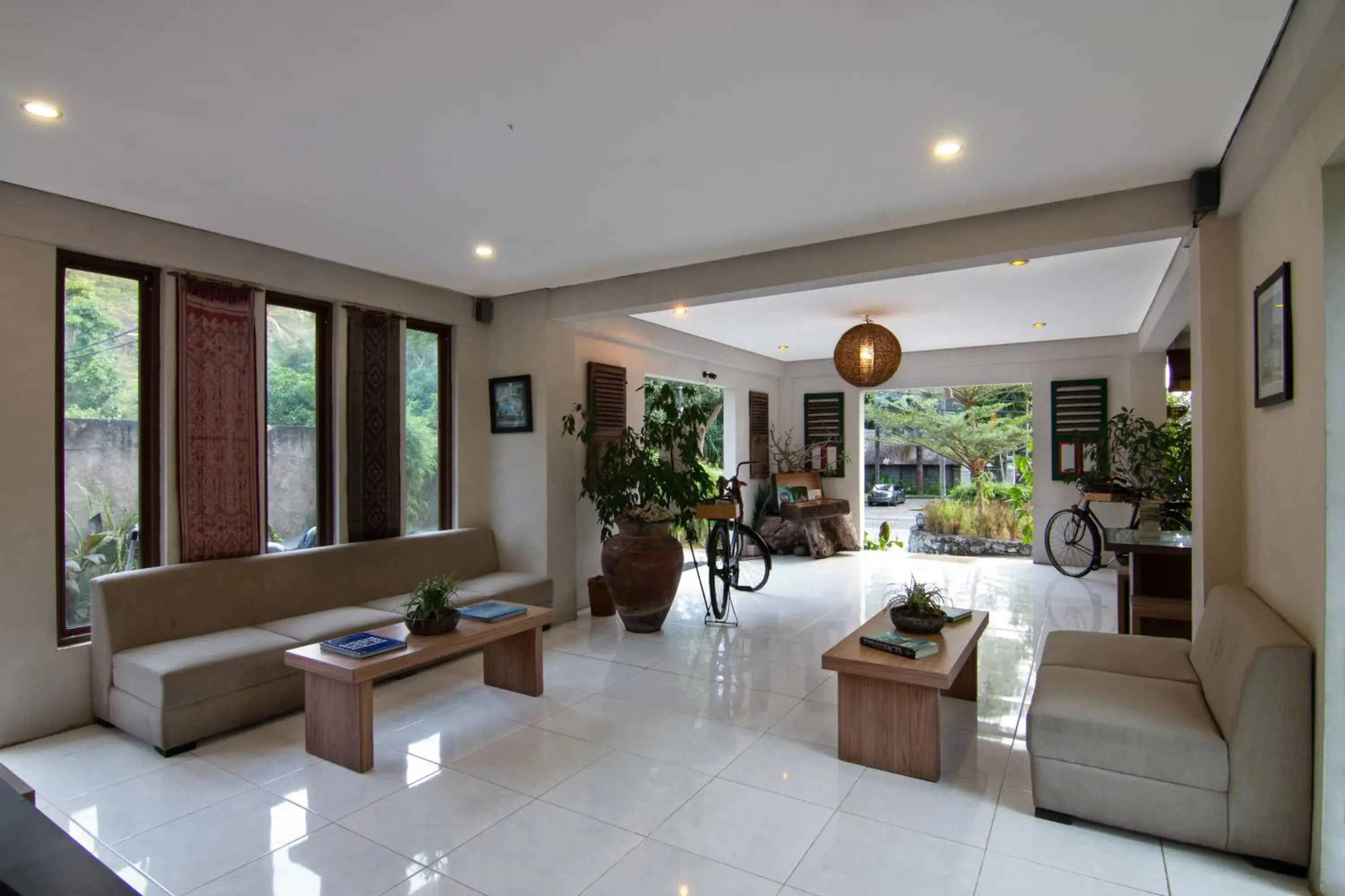 Seating area, Lobby/Reception in Diva Lombok Resort