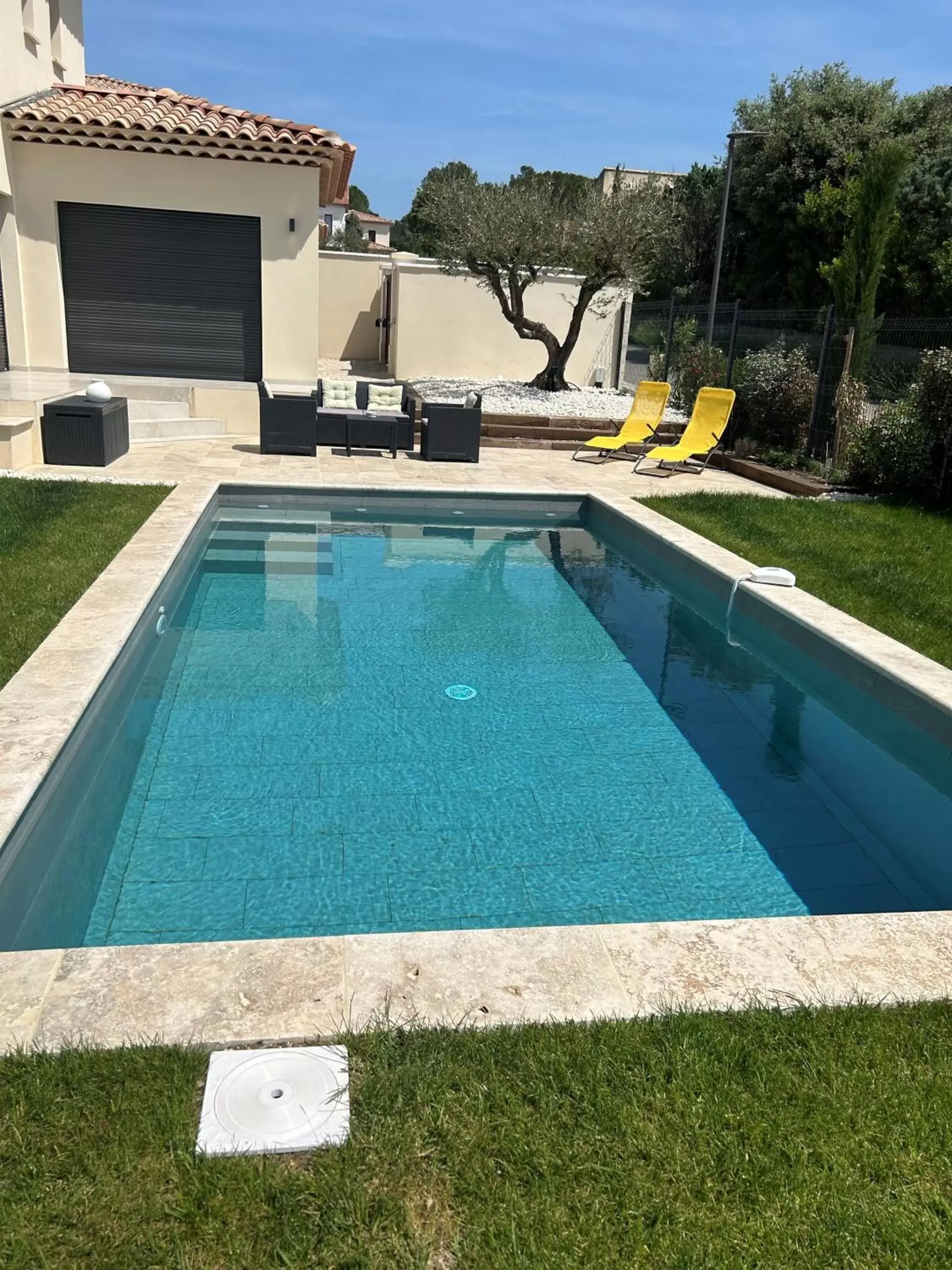 Patio, Swimming Pool in Le Mas du Cariban