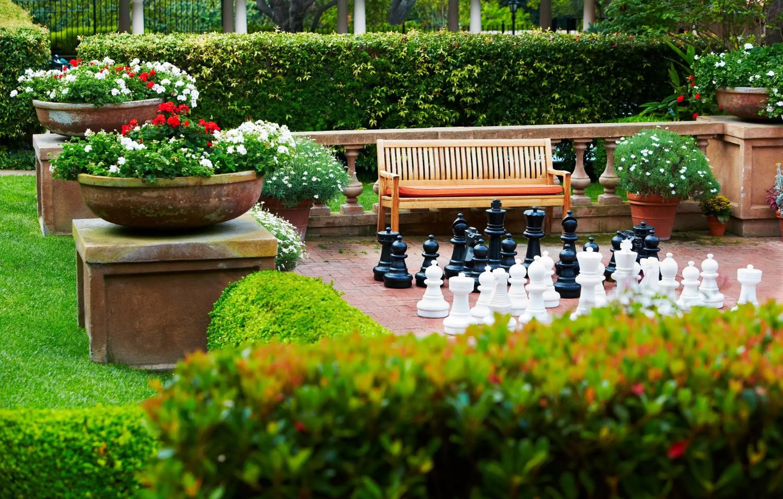 Garden in La Playa Hotel