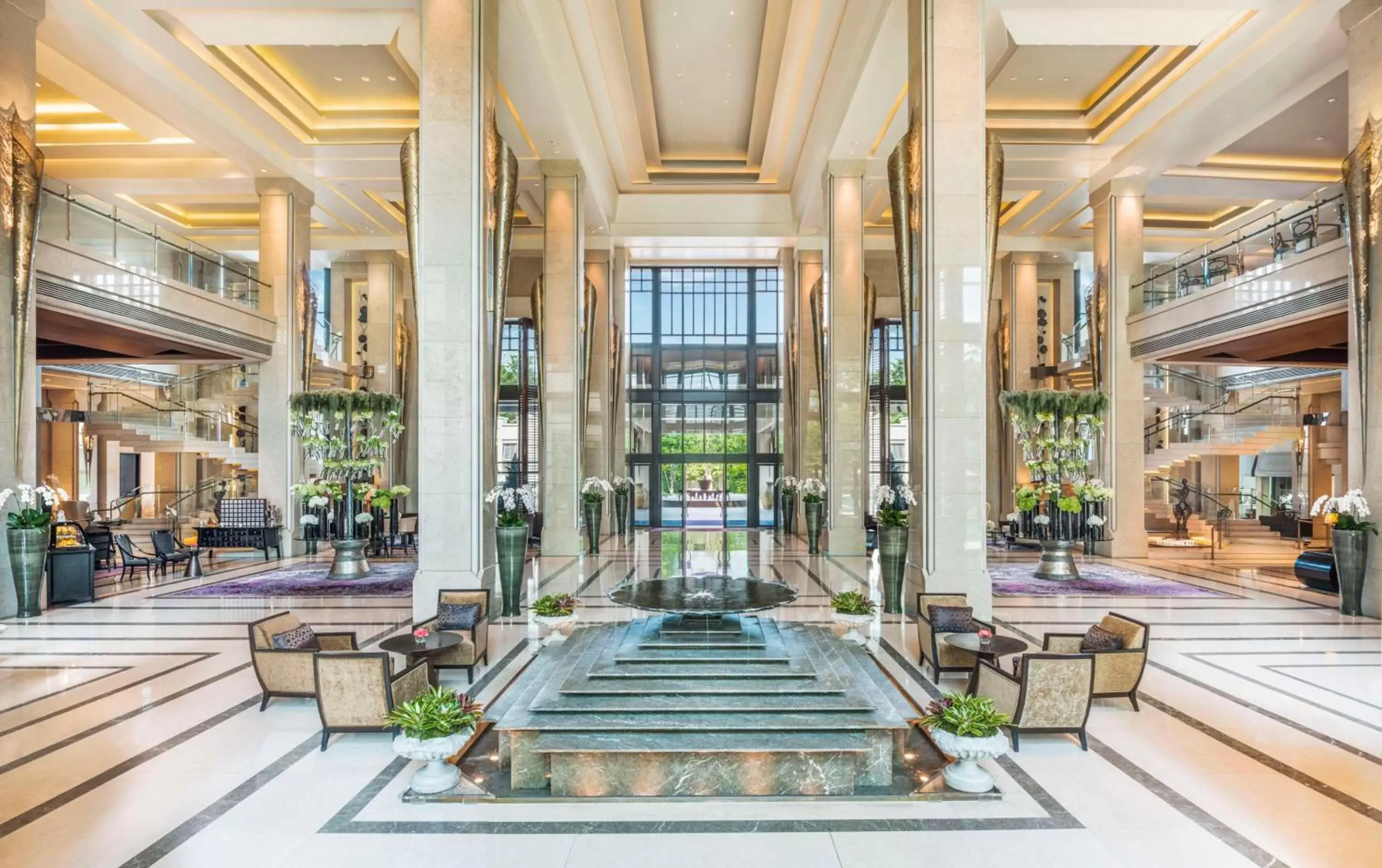 Lobby or reception in Siam Kempinski Hotel Bangkok - SHA Extra Plus Certified