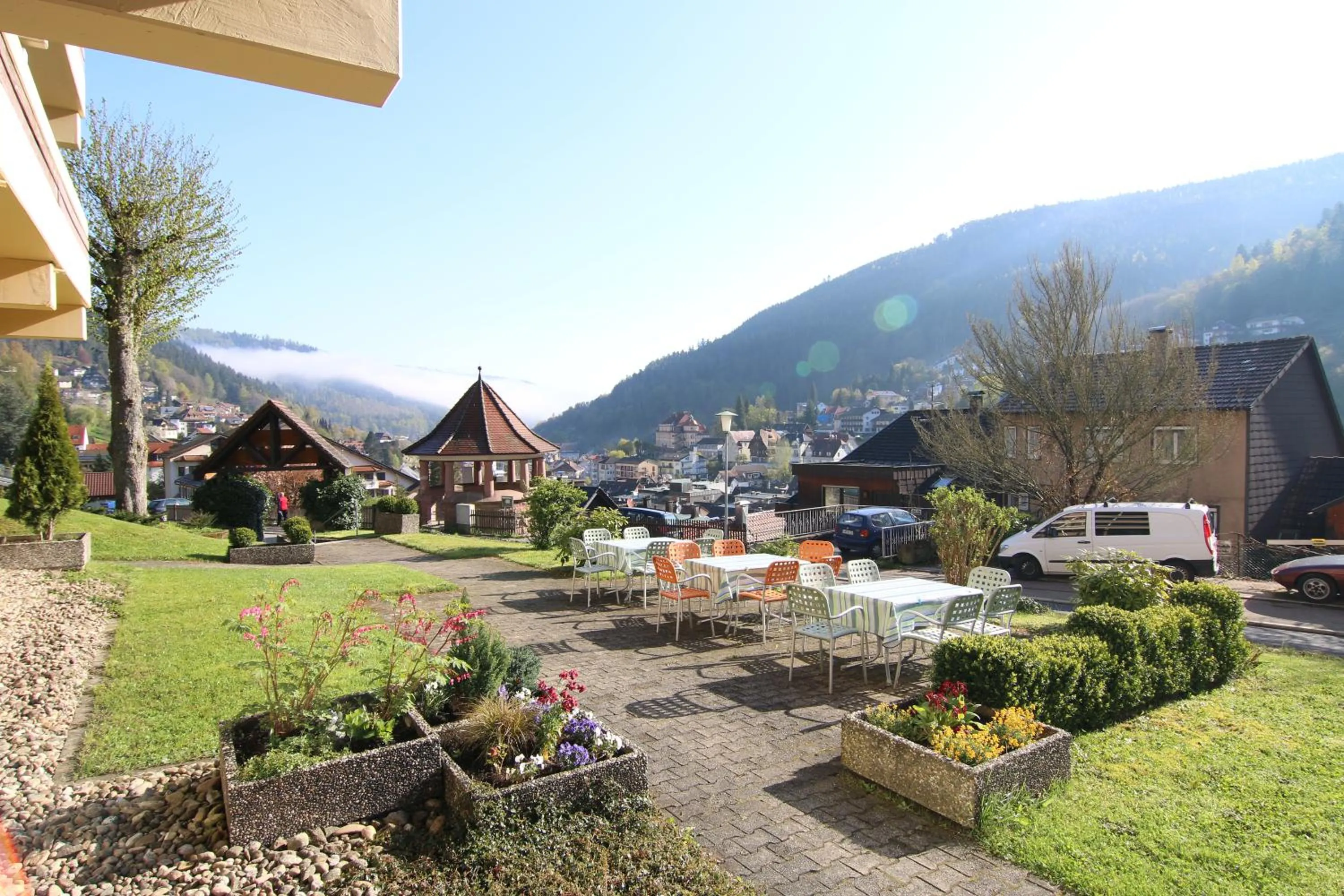 Balcony/Terrace in Hotel Bergfrieden