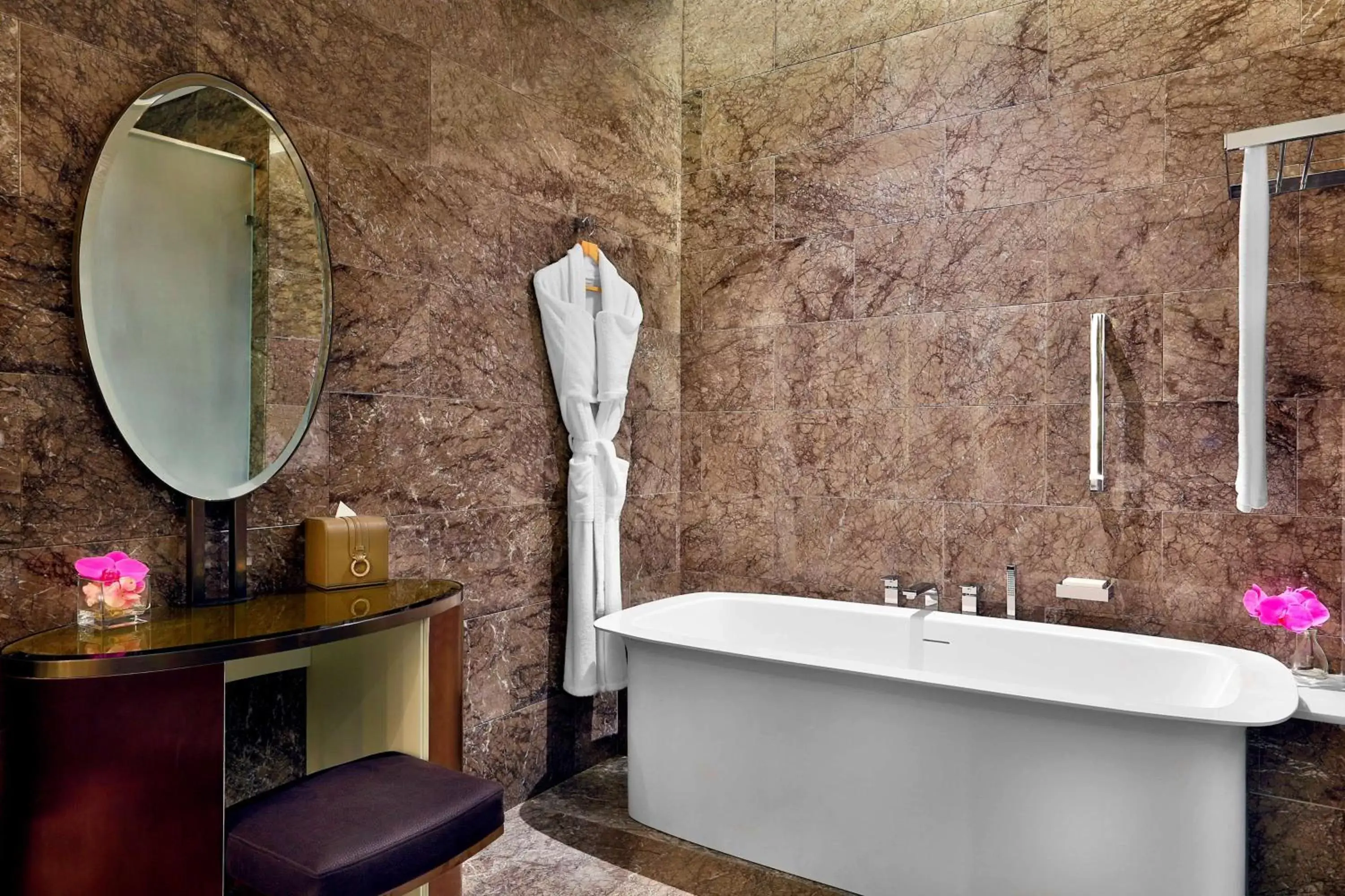 Bathroom in AlRayyan Hotel Doha, Curio Collection by Hilton