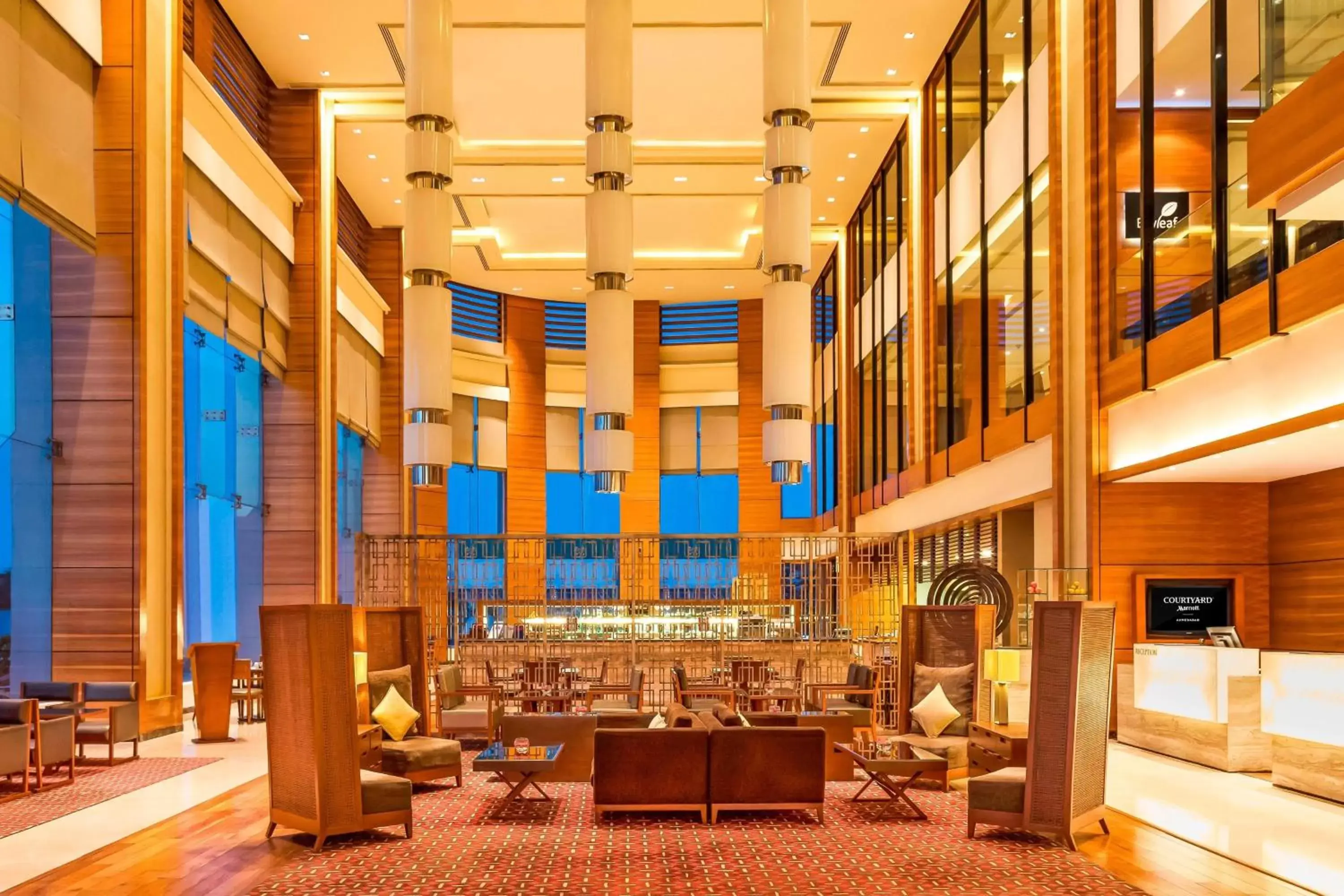 Lobby or reception in Courtyard by Marriott Ahmedabad