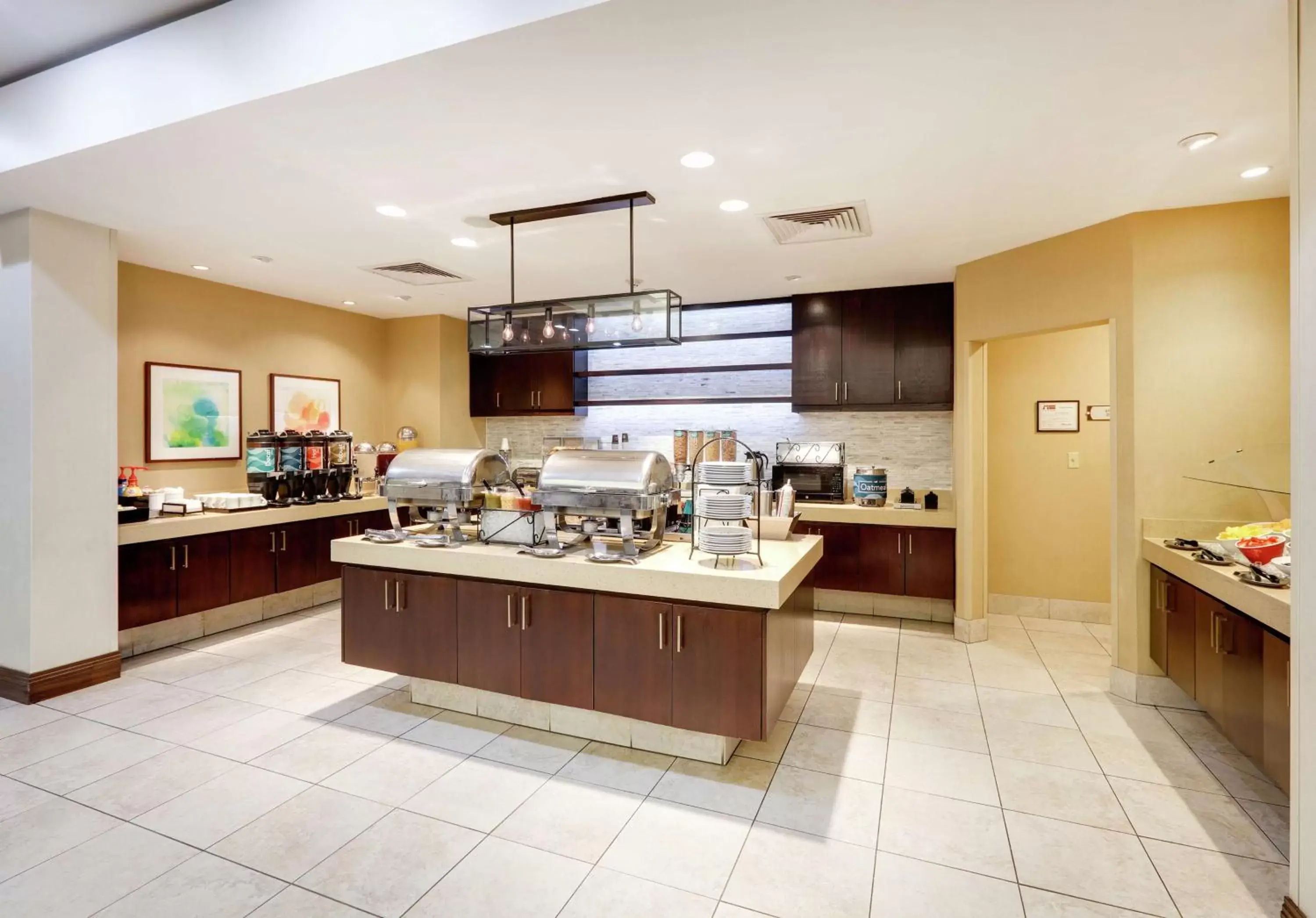 Breakfast, Kitchen/Kitchenette in Homewood Suites by Hilton Dallas/Allen