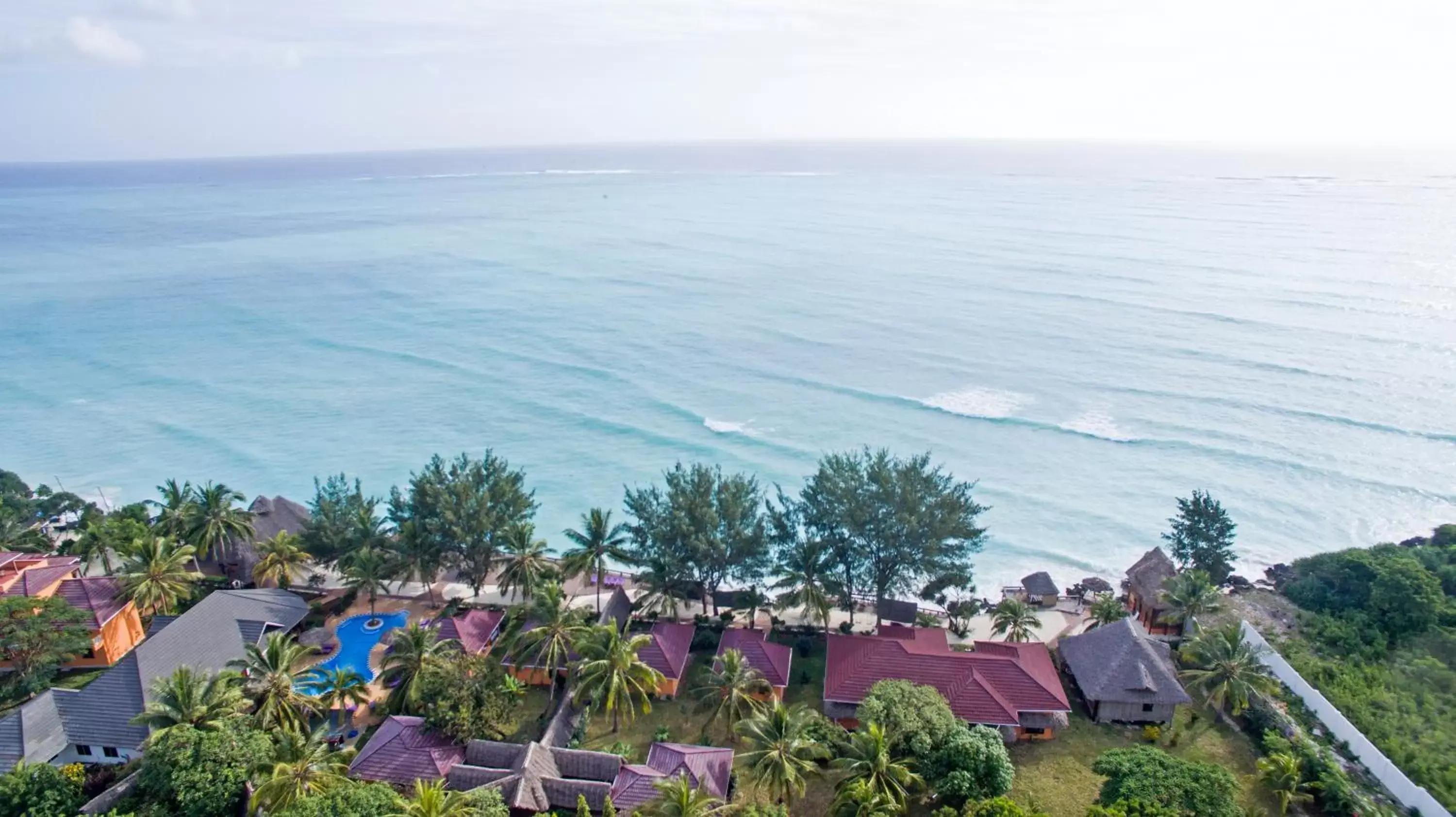 Garden, Bird's-eye View in Mnarani Beach Cottages