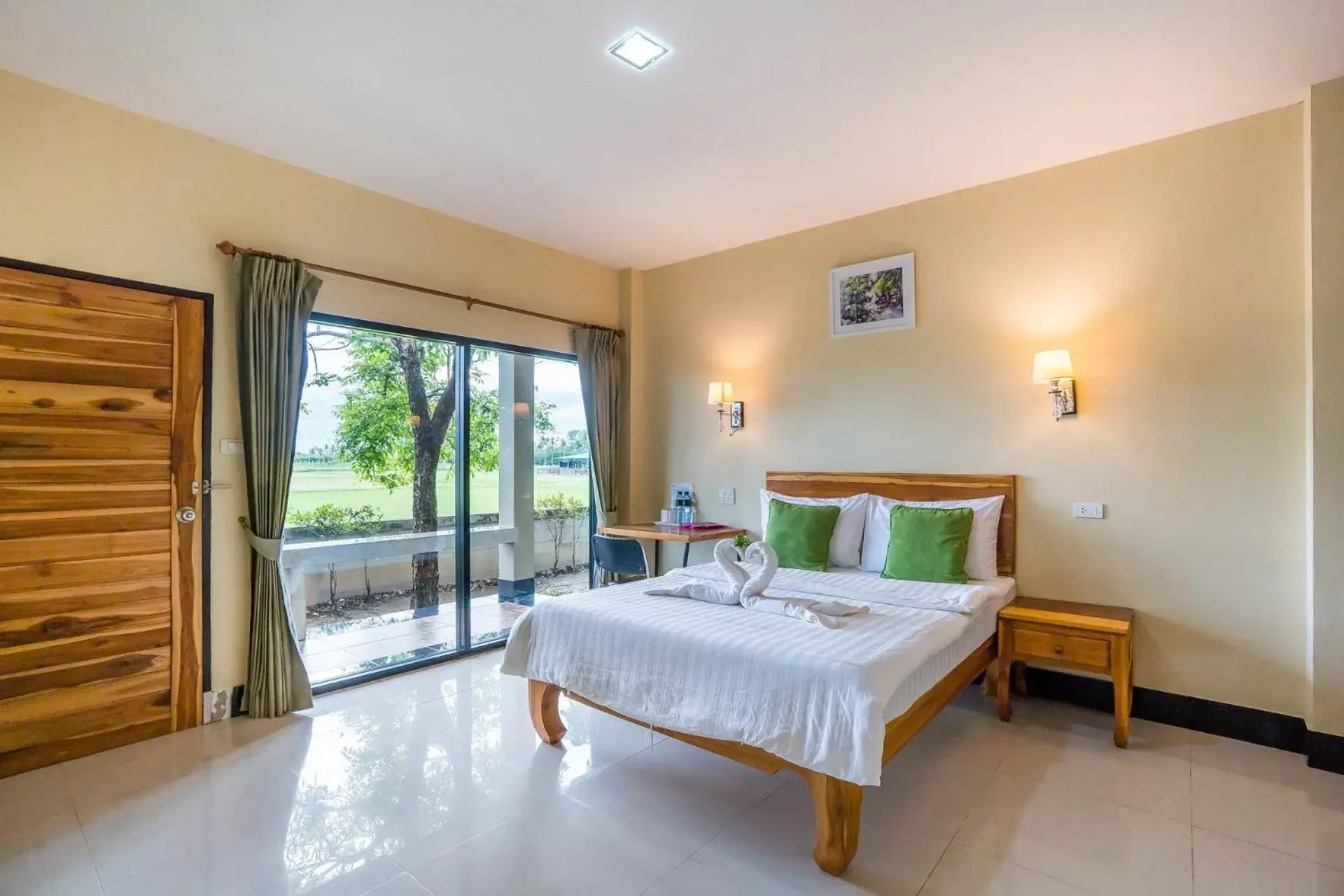 Bed in Tontan Resort Cha-am