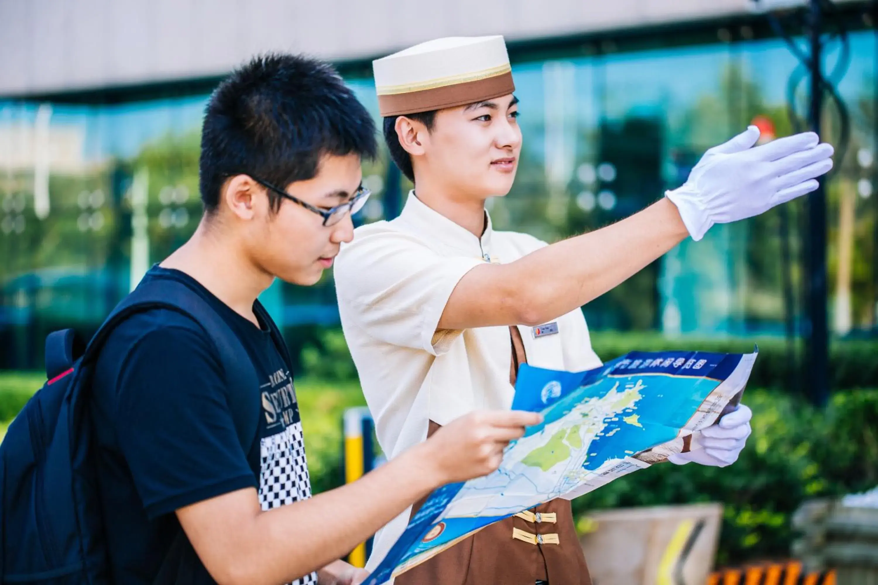 Facade/entrance in Weihai Haiyue Jianguo Hotel Facade/entrance in Weihai Haiyue Jianguo Hotel