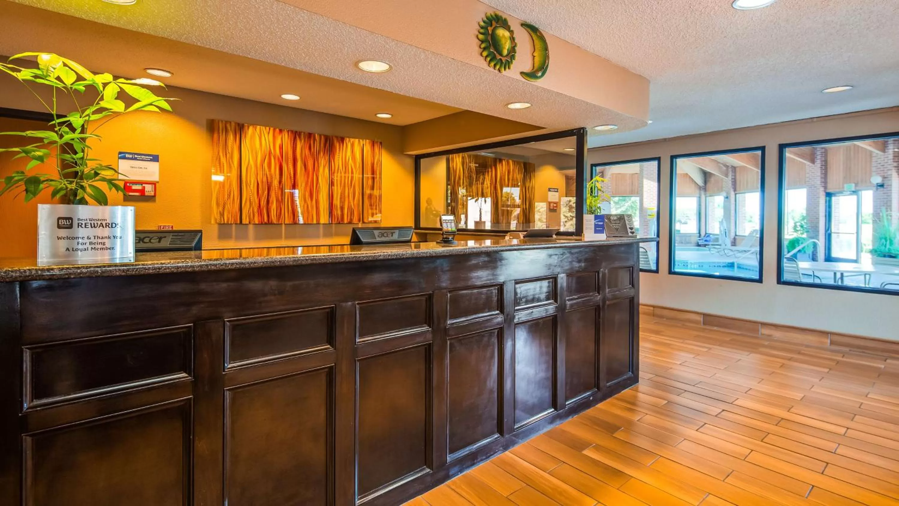 Lobby or reception in Best Western Muncie