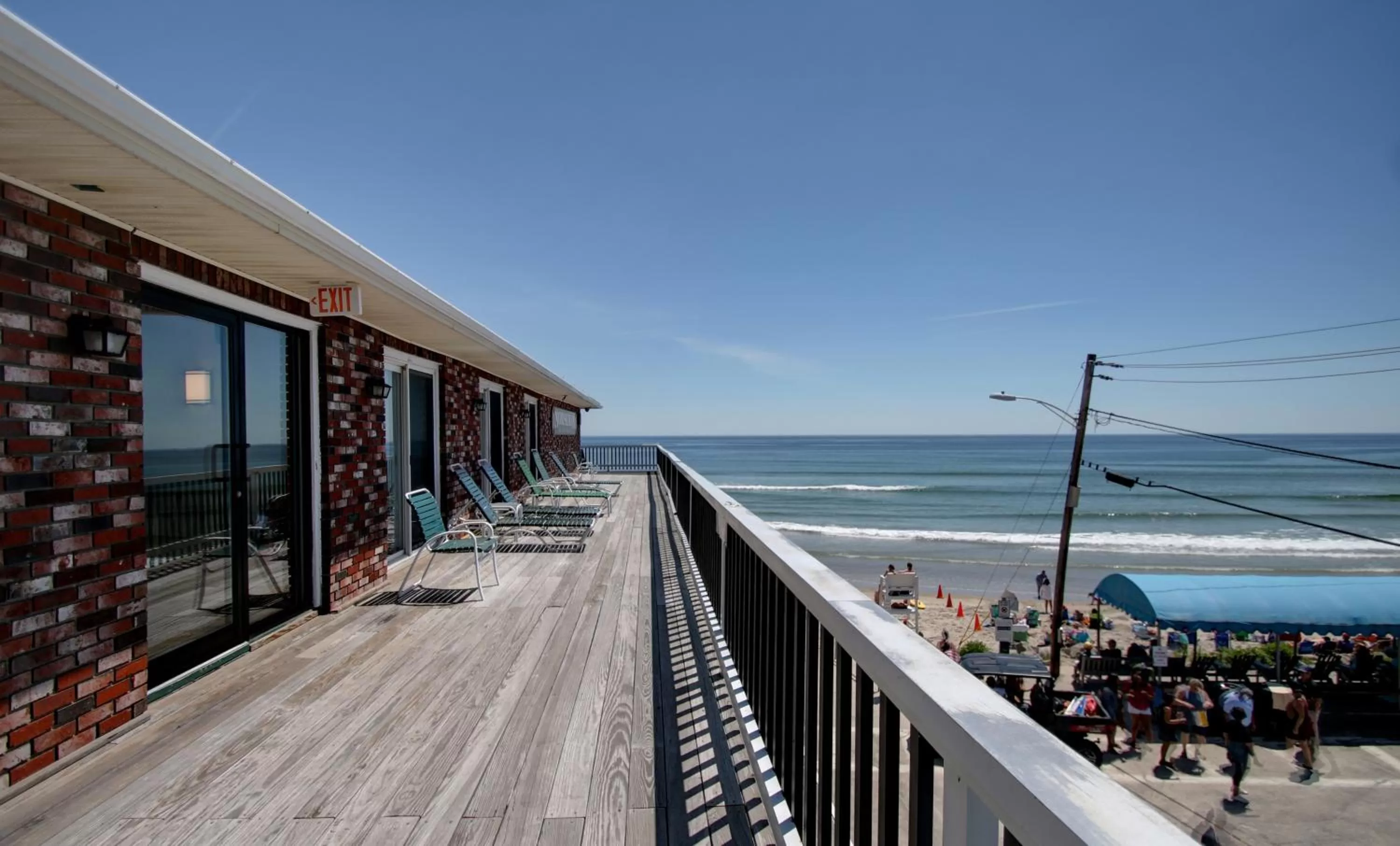 Balcony/Terrace in Norseman Resort on the Beach