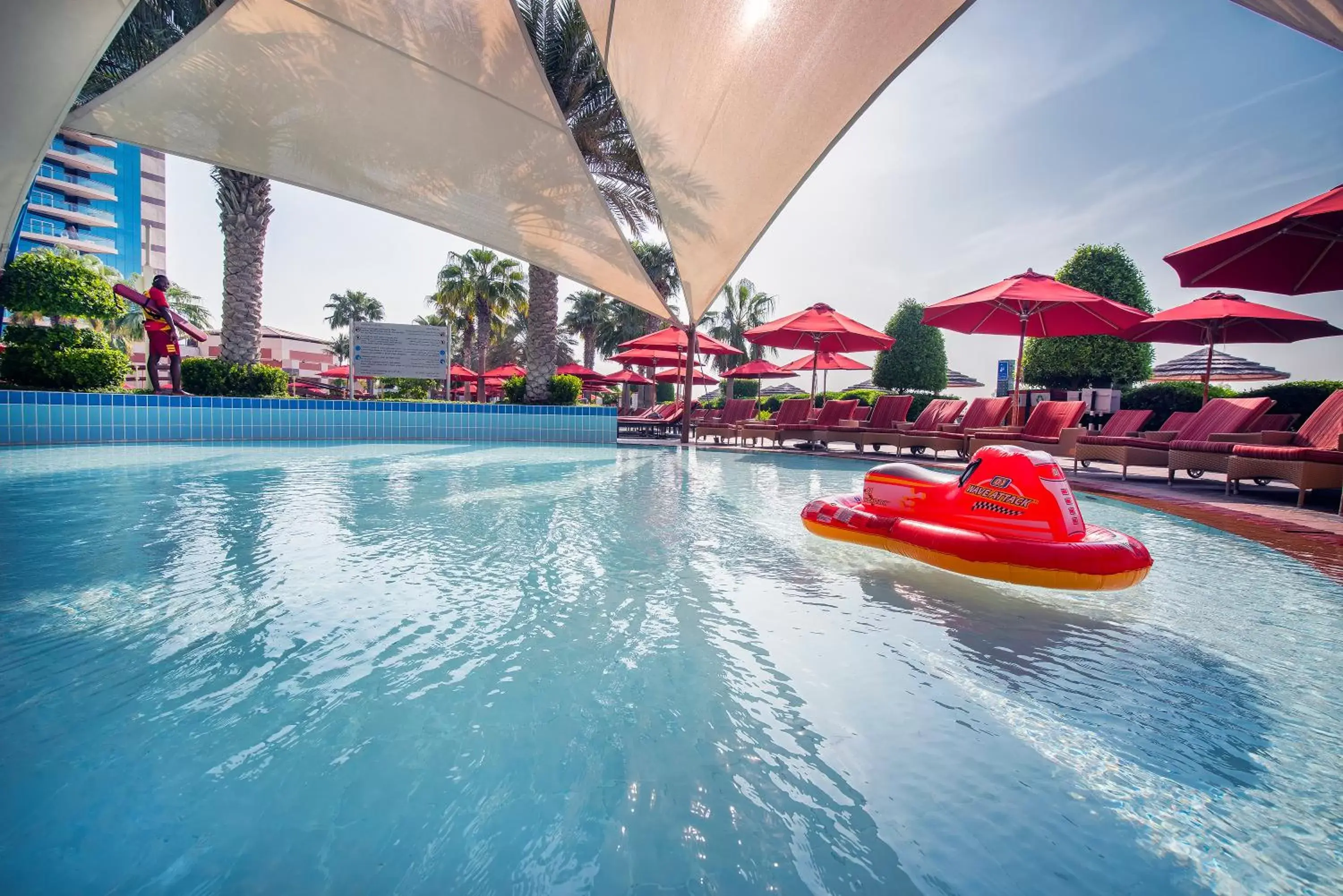 Swimming pool in Khalidiya Palace Rayhaan by Rotana, Abu Dhabi Swimming pool in Khalidiya Palace Rayhaan by Rotana, Abu Dhabi