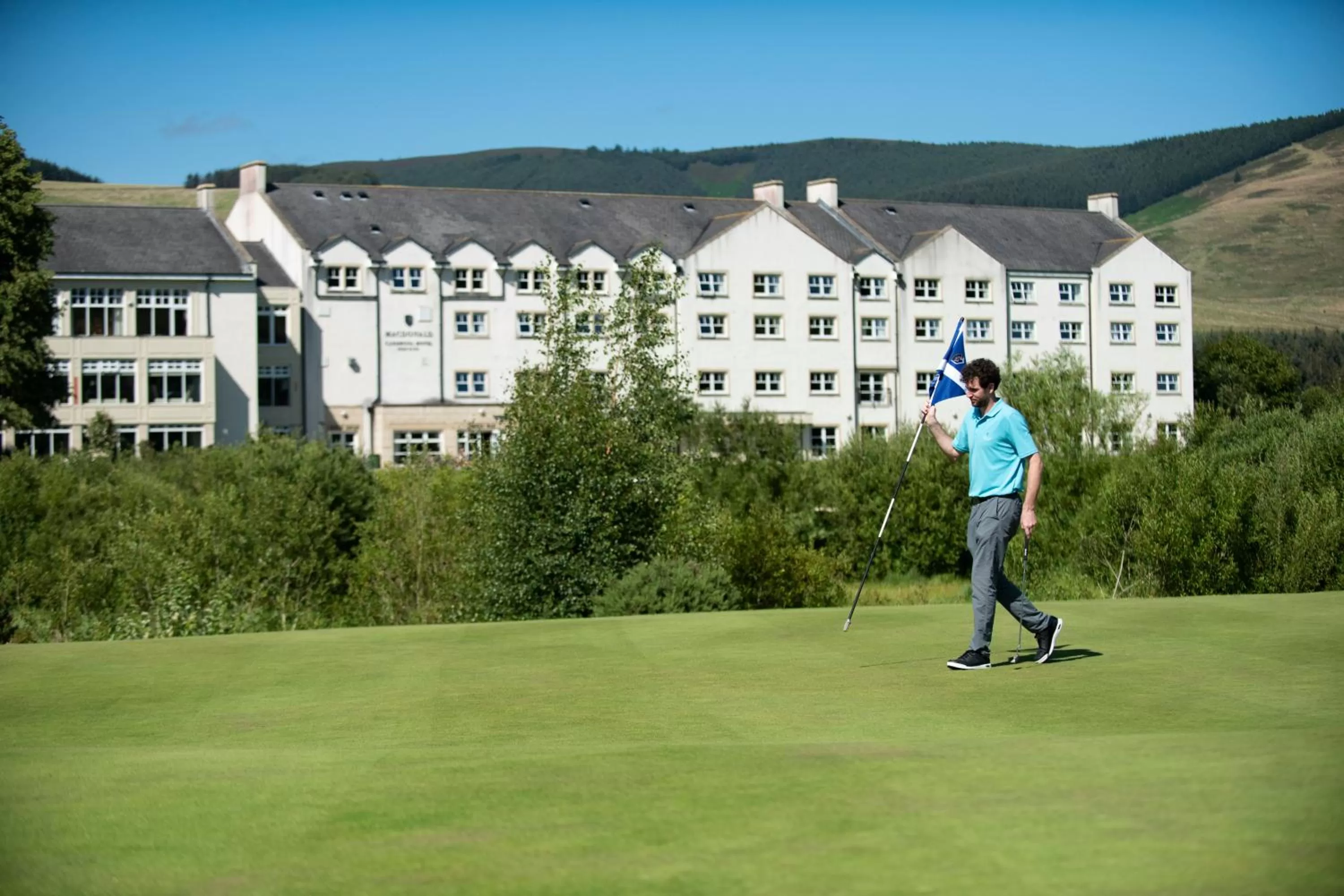 Golfcourse in Macdonald Cardrona Hotel, Golf & Spa