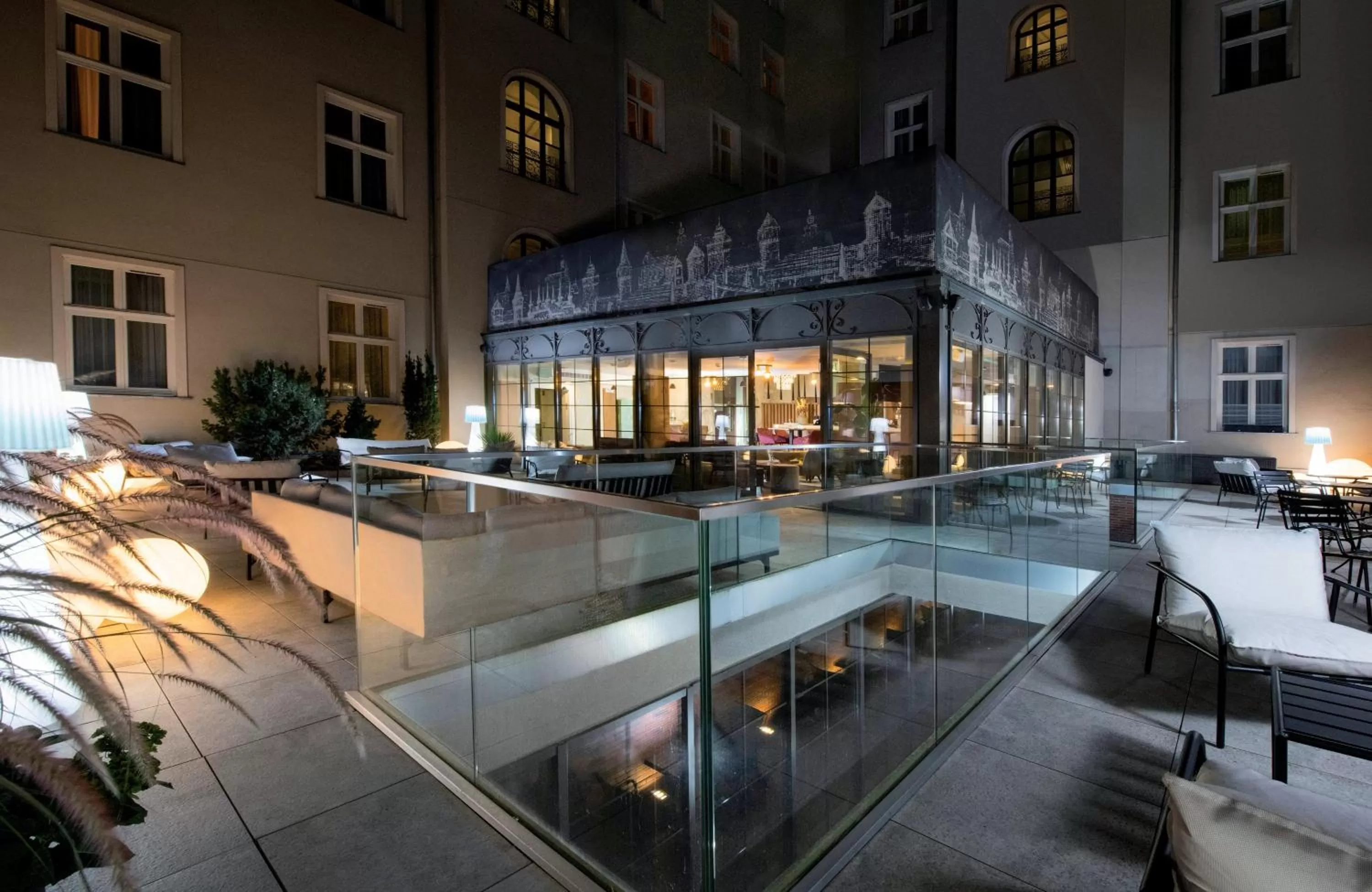 Balcony/Terrace in Leonardo Boutique Hotel Krakow Old Town