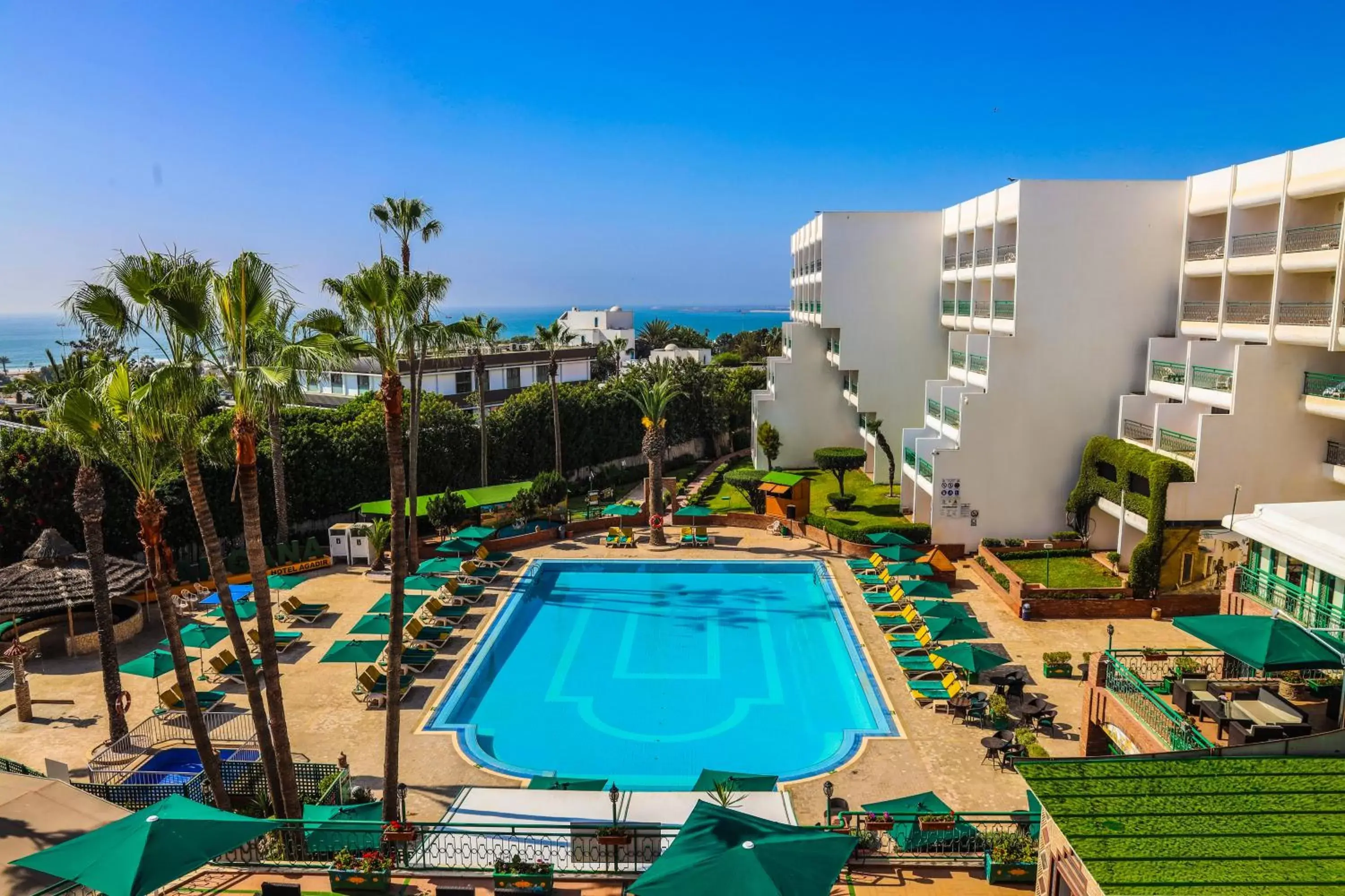 Swimming pool, Pool View in Hotel Argana Agadir