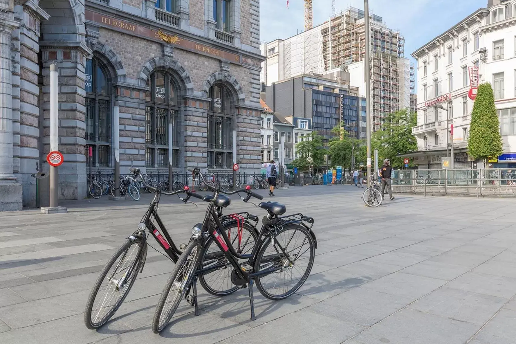 Property building, Biking in Leonardo Hotel Antwerpen