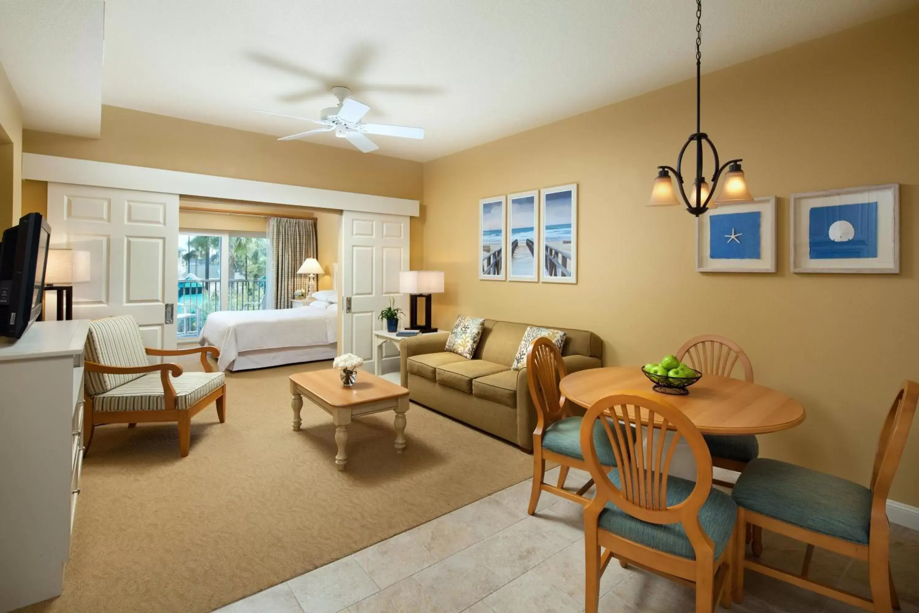 Living room in Sheraton Broadway Resort Villas