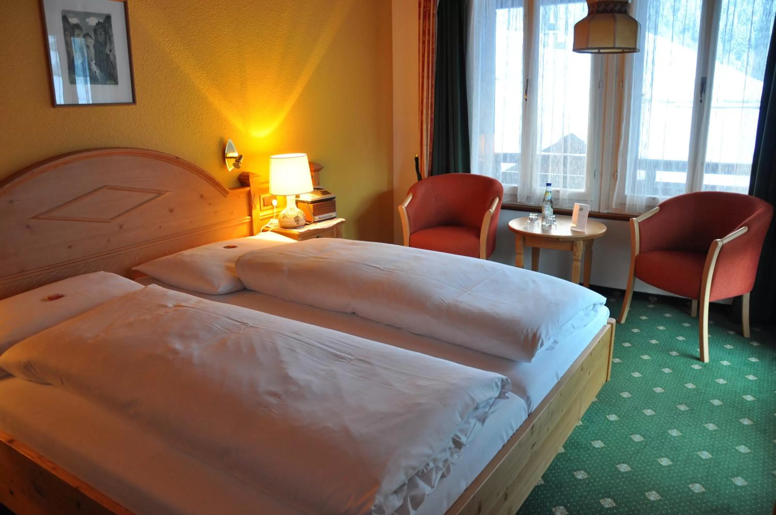 Bed in Hotel Gletschergarten
