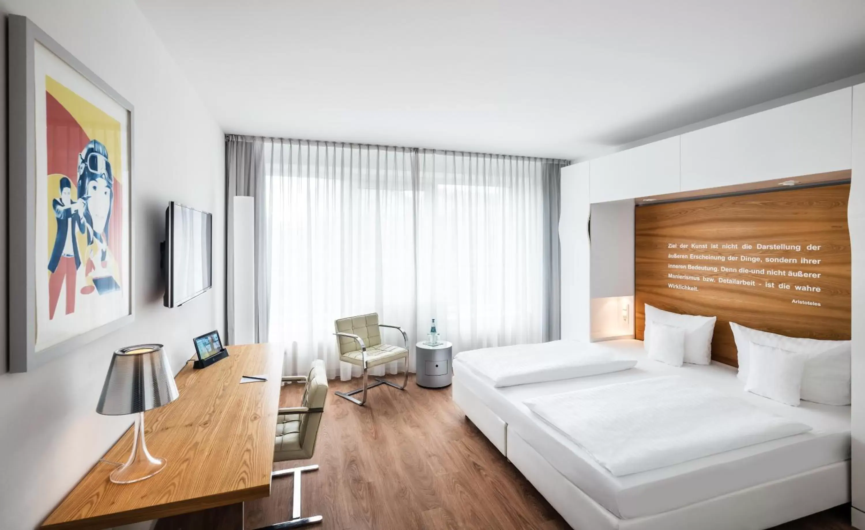 Standard Double Room - Street Side in Art Hotel City Leipzig Standard Double Room - Street Side in Art Hotel City Leipzig