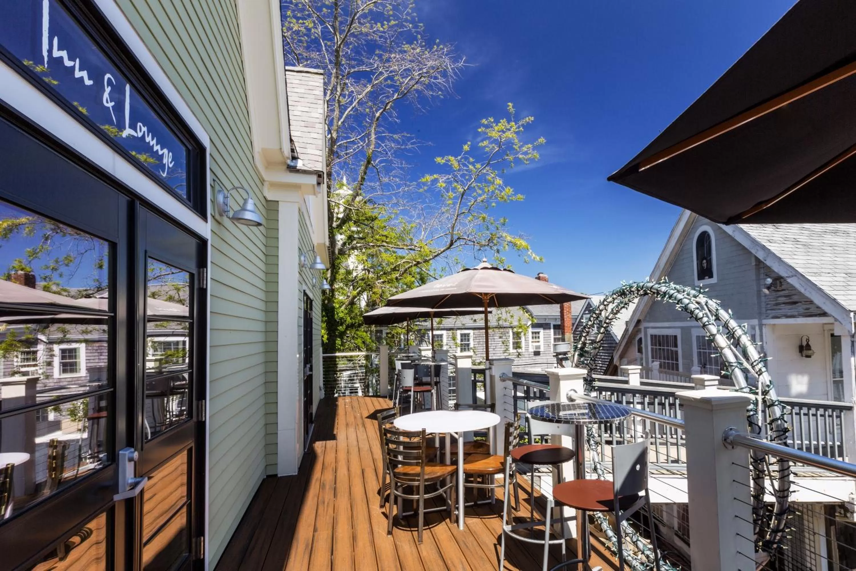Balcony/Terrace, Restaurant/Places to Eat in Pilgrim House